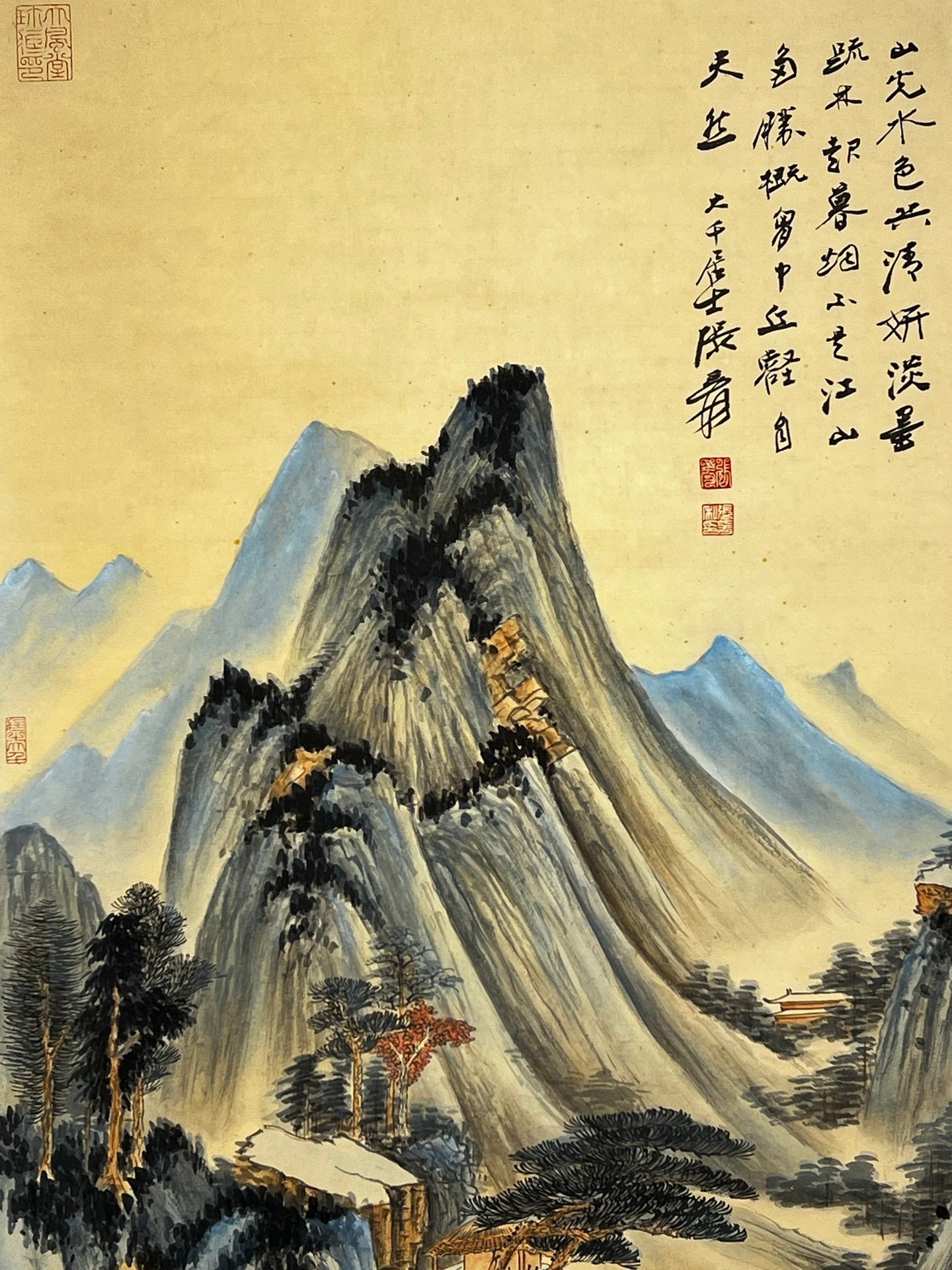 Chinese scroll painting Zhang Daqian