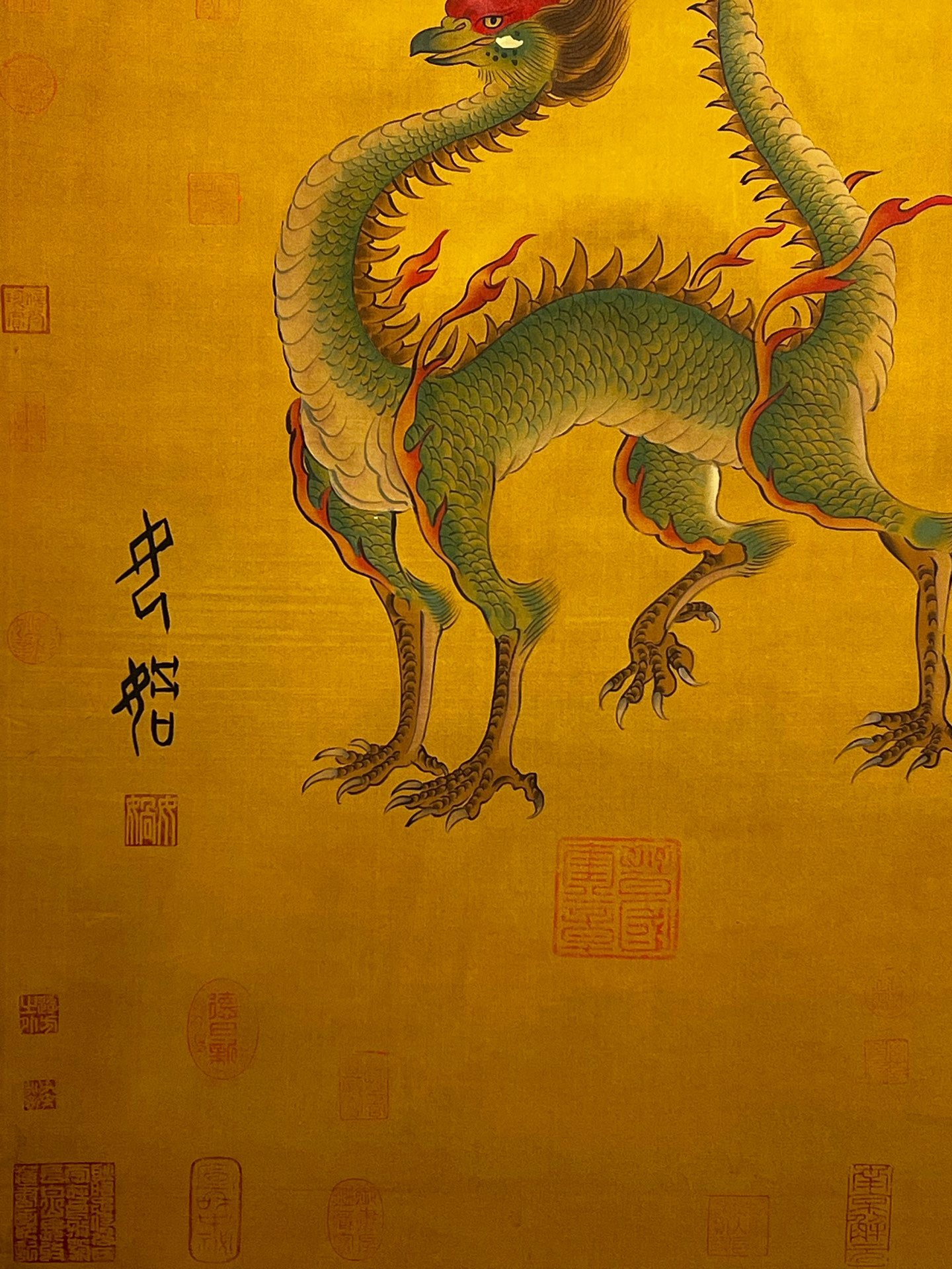 Chinese scroll painting N ü wa