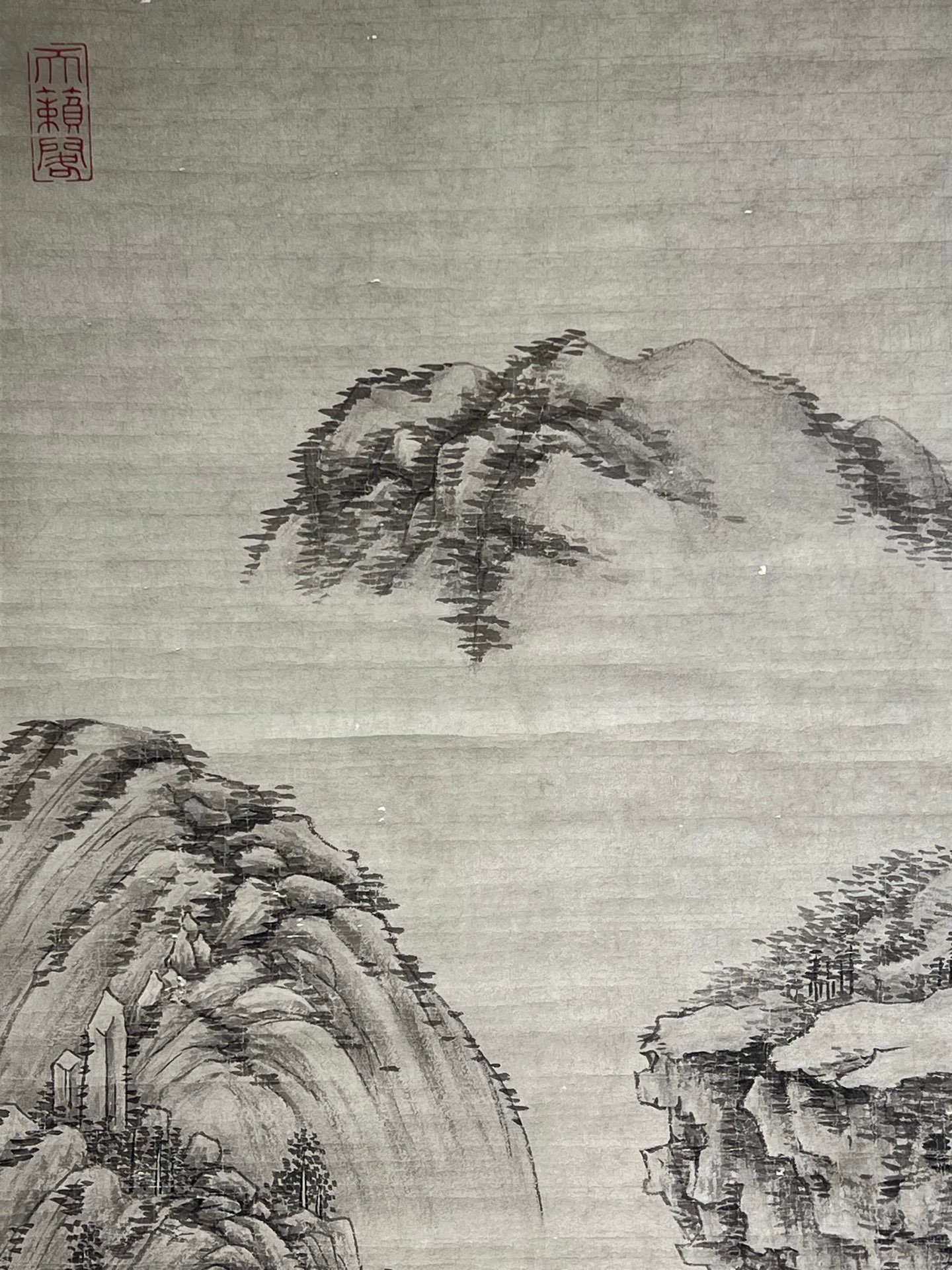 Chinese scroll painting Wang Meng