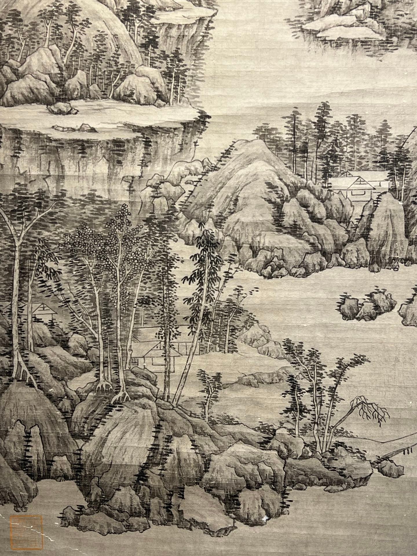 Chinese scroll painting Wang Meng