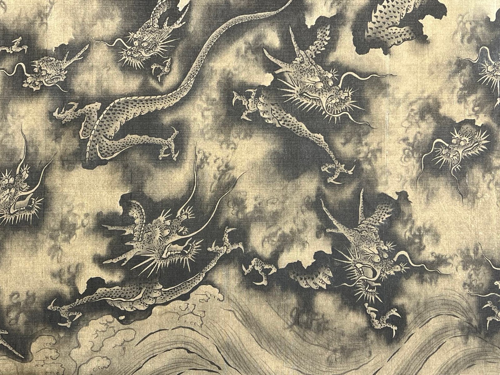 Chinese scroll painting Chen Rong
