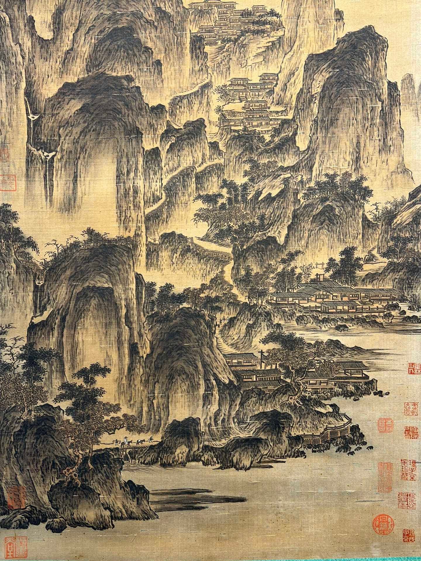 Chinese scroll painting Wang Wei