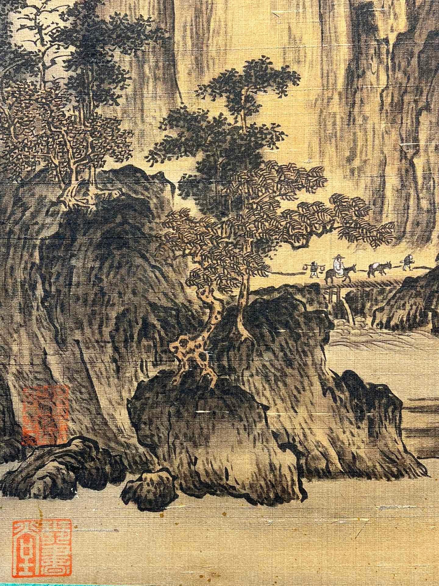 Chinese scroll painting Wang Wei