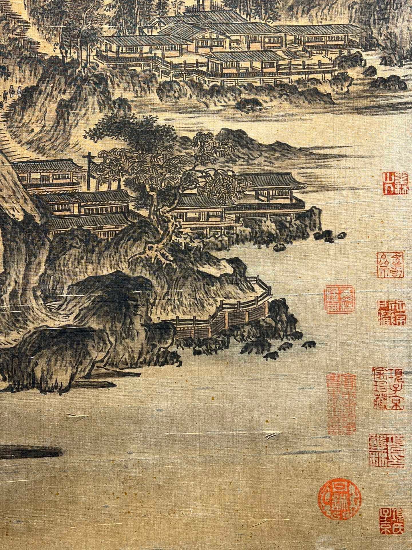 Chinese scroll painting Wang Wei