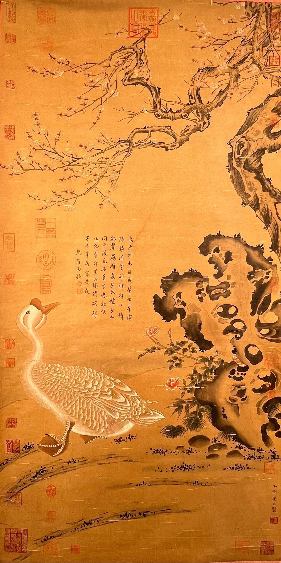 Chinese scroll painting Cui Bai