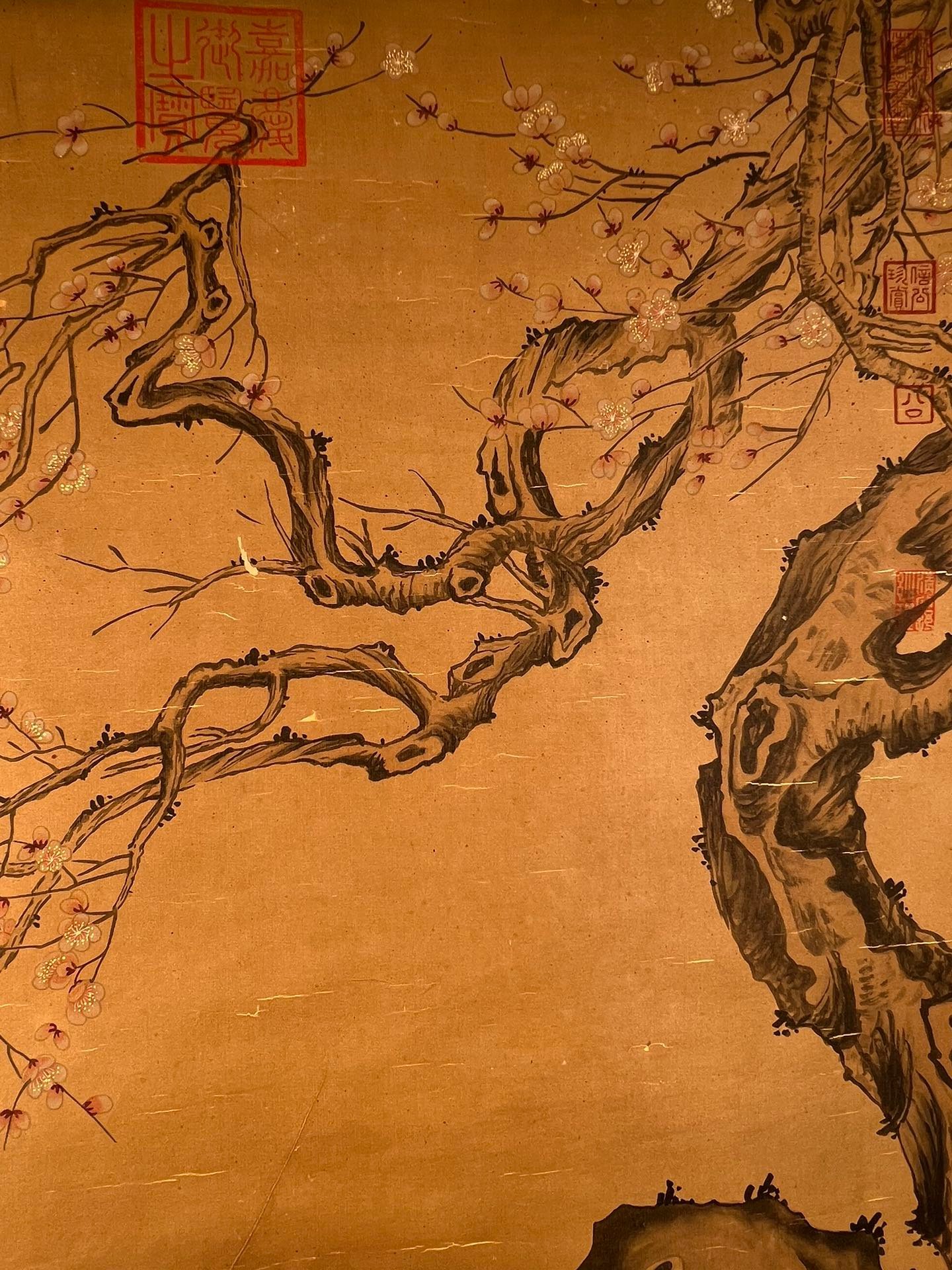 Chinese scroll painting Cui Bai