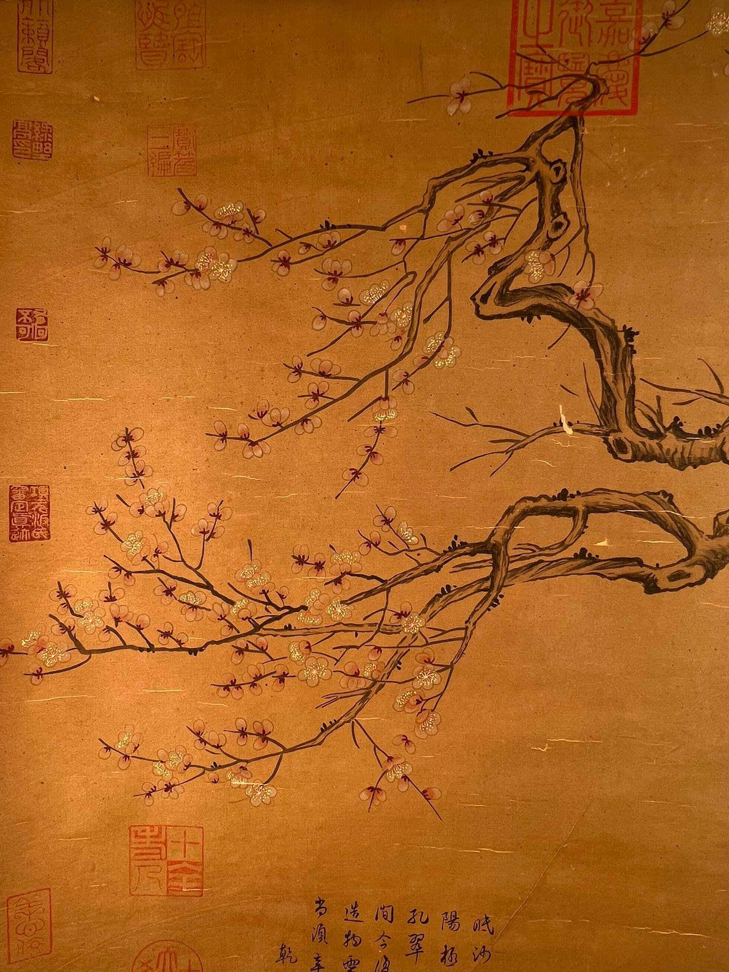Chinese scroll painting Cui Bai