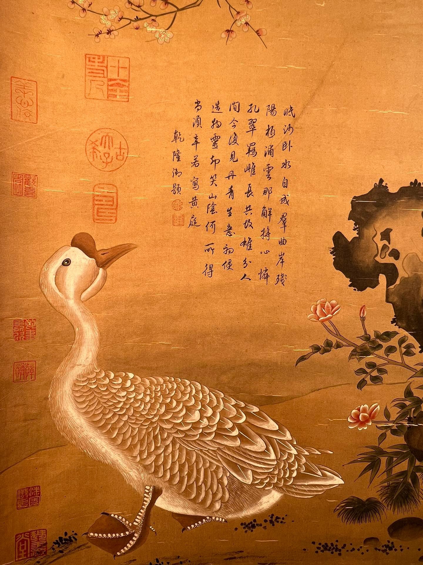 Chinese scroll painting Cui Bai