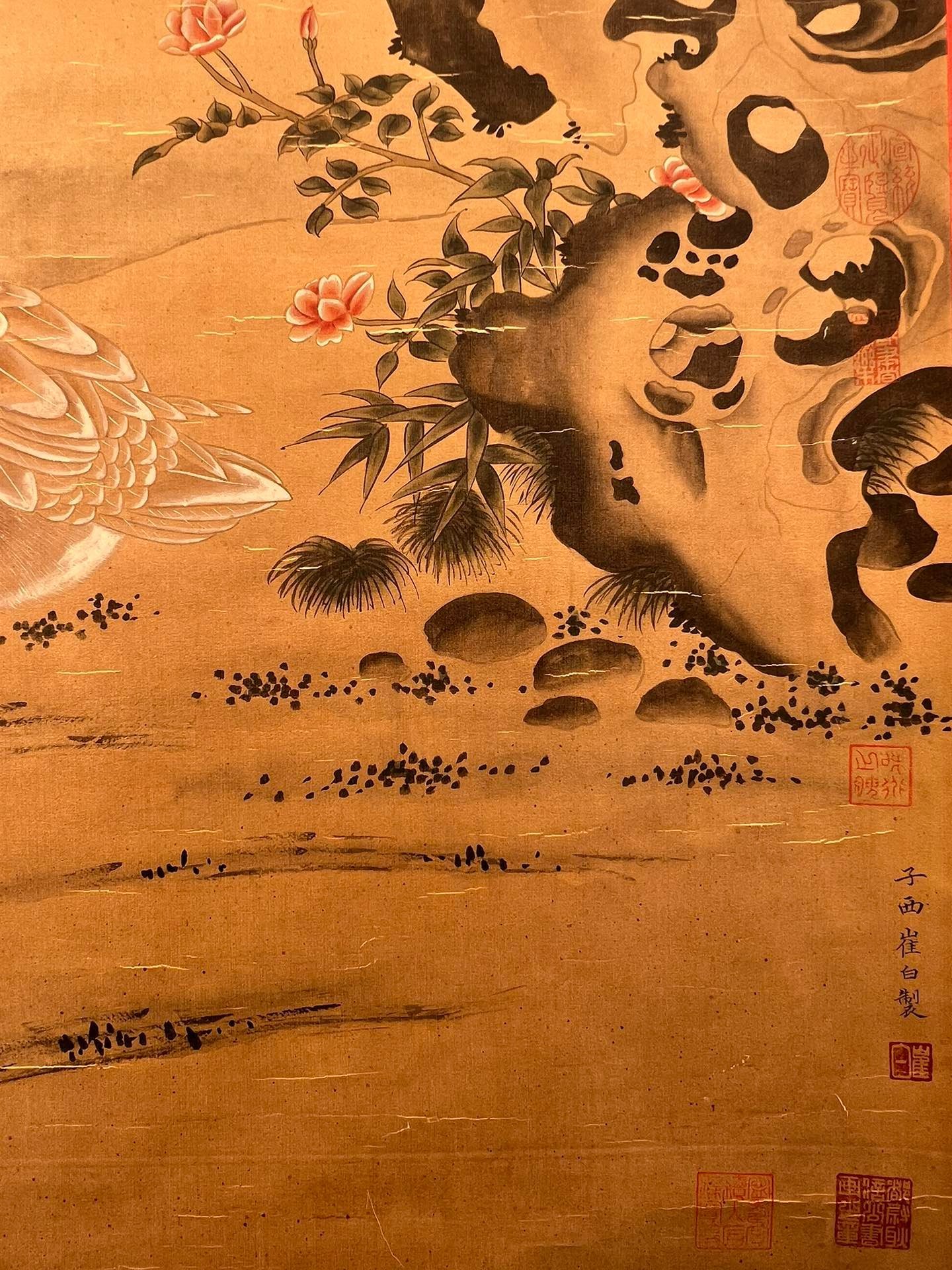 Chinese scroll painting Cui Bai