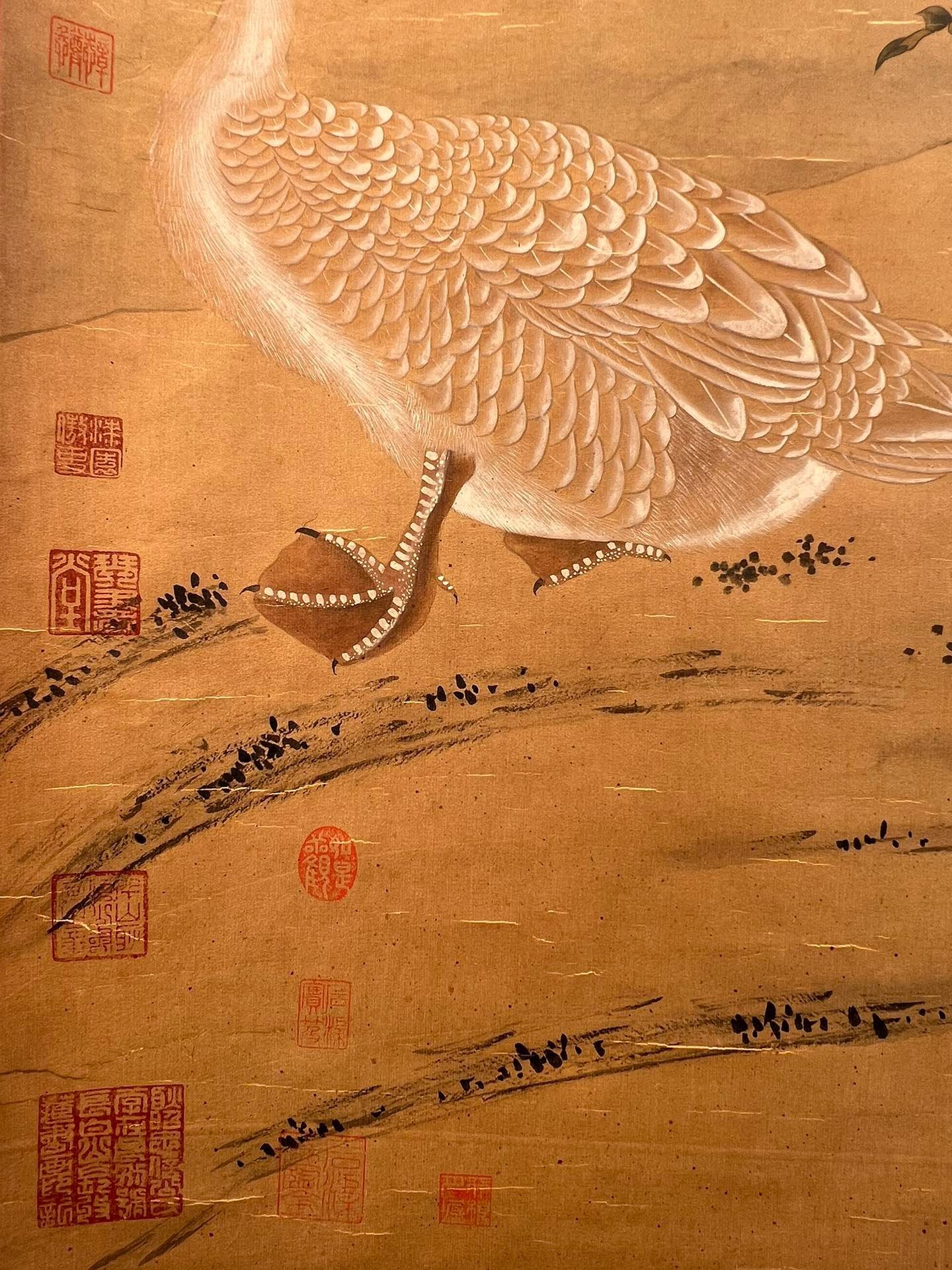 Chinese scroll painting Cui Bai