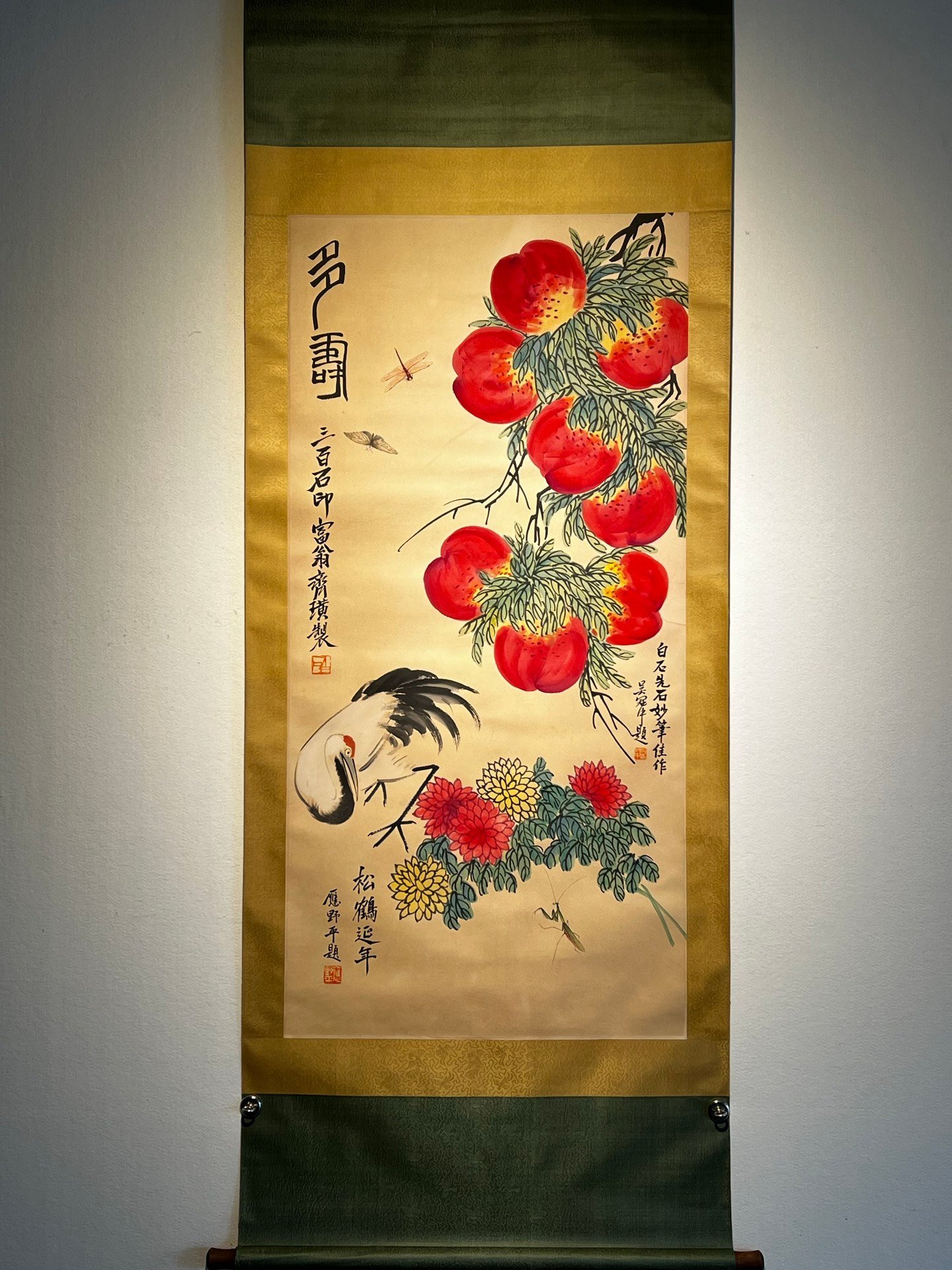 Chinese scroll painting Qi Baishi