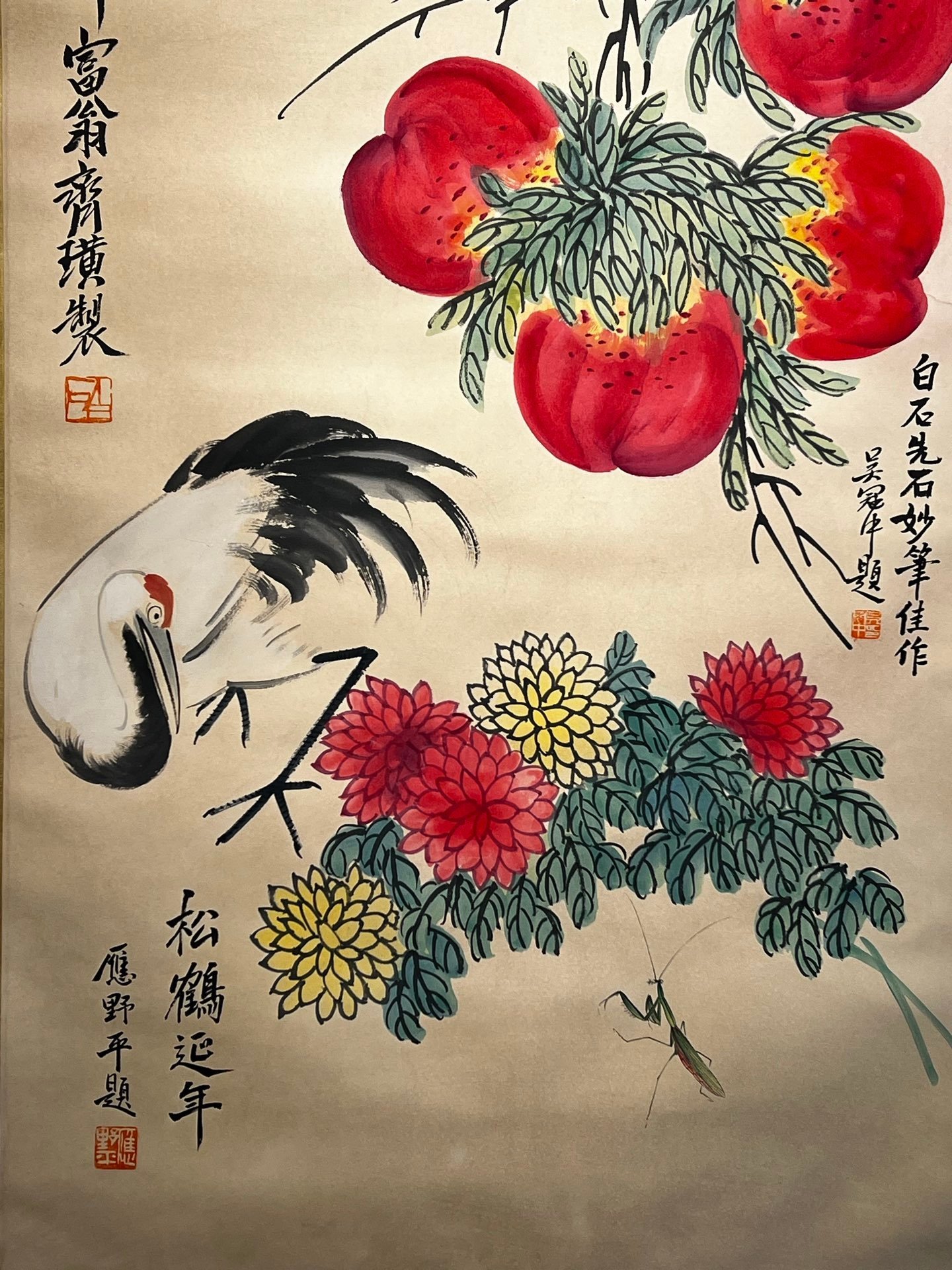 Chinese scroll painting Qi Baishi
