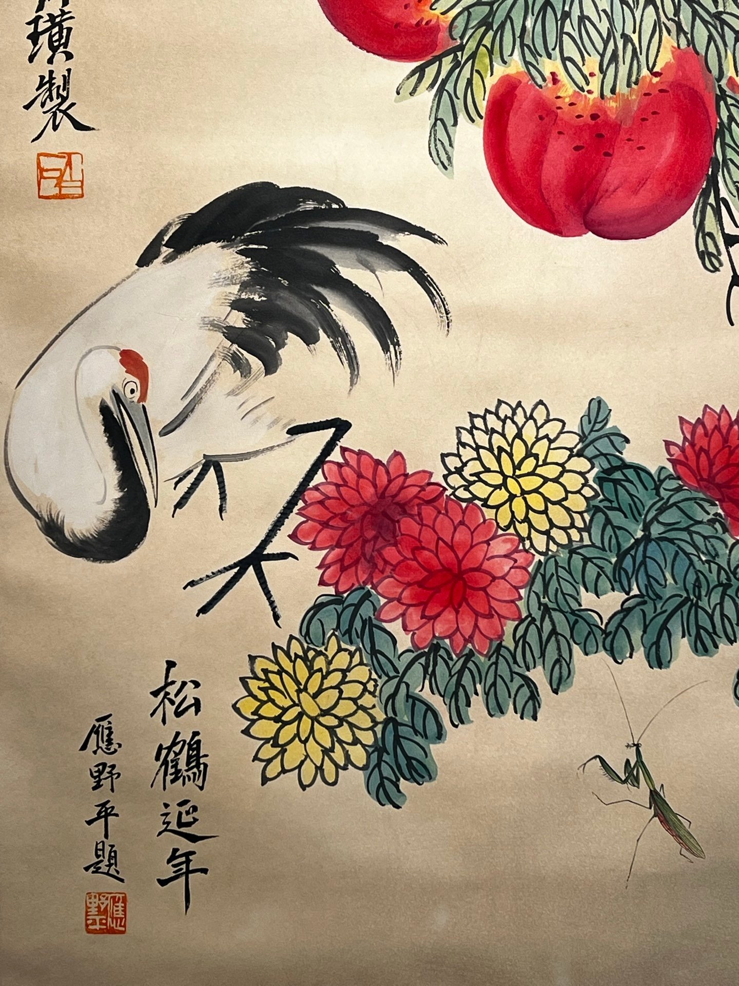 Chinese scroll painting Qi Baishi