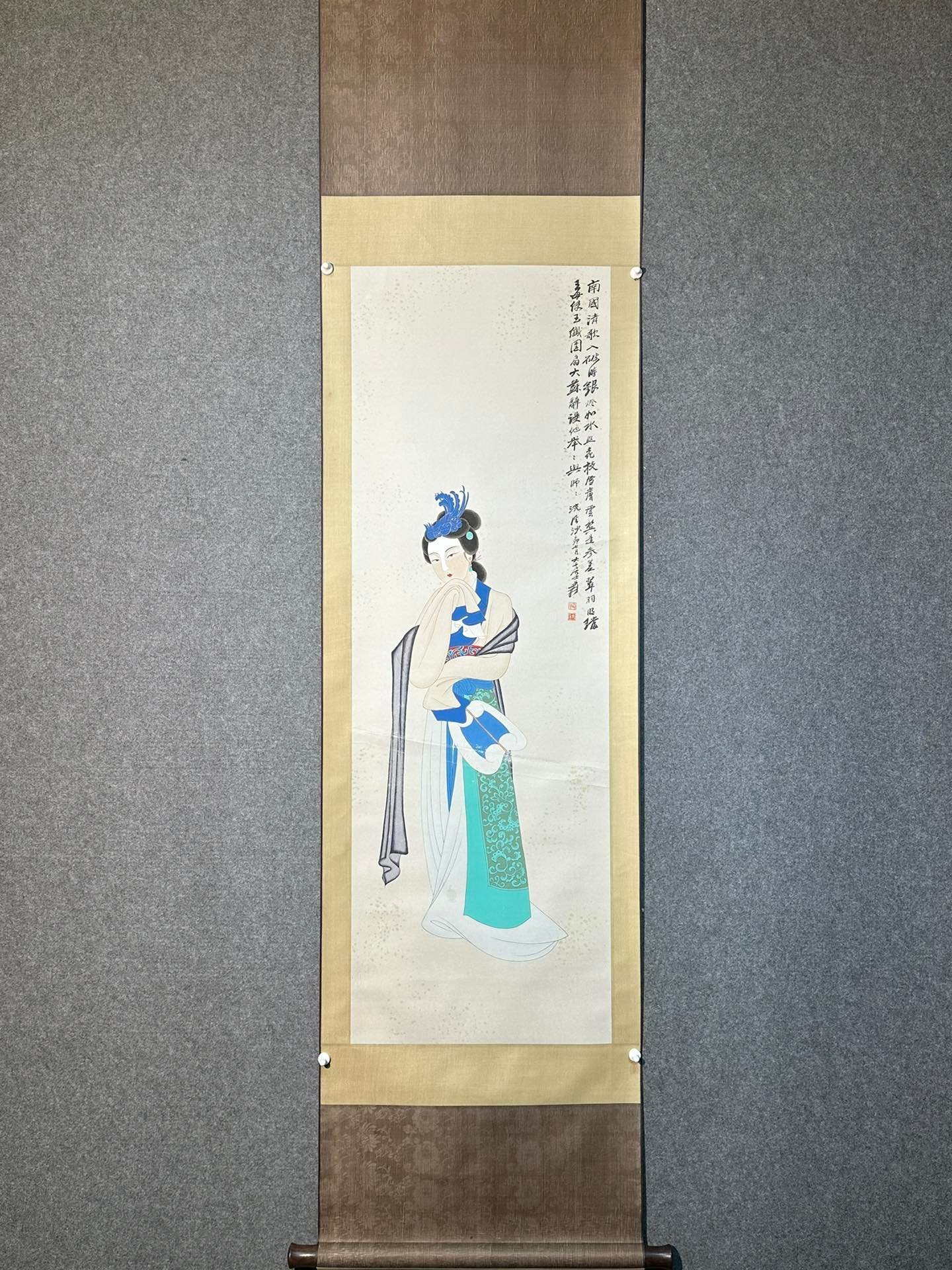 Chinese scroll painting Zhang Daqia