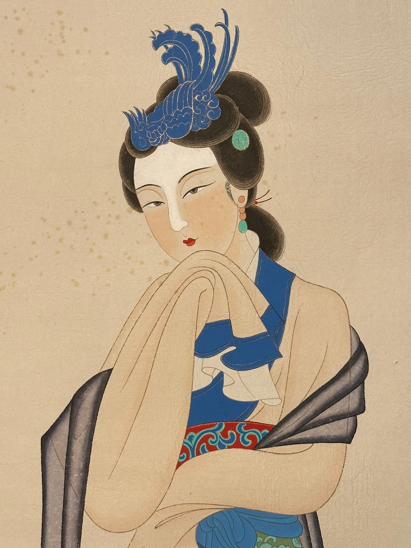 Chinese scroll painting Zhang Daqia