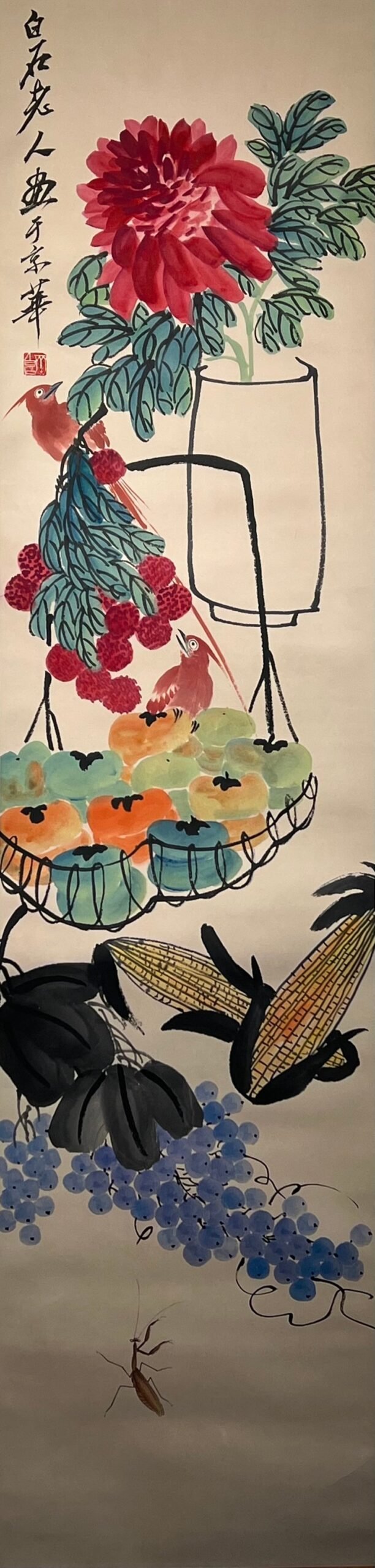 Chinese scroll painting Qi Baishi