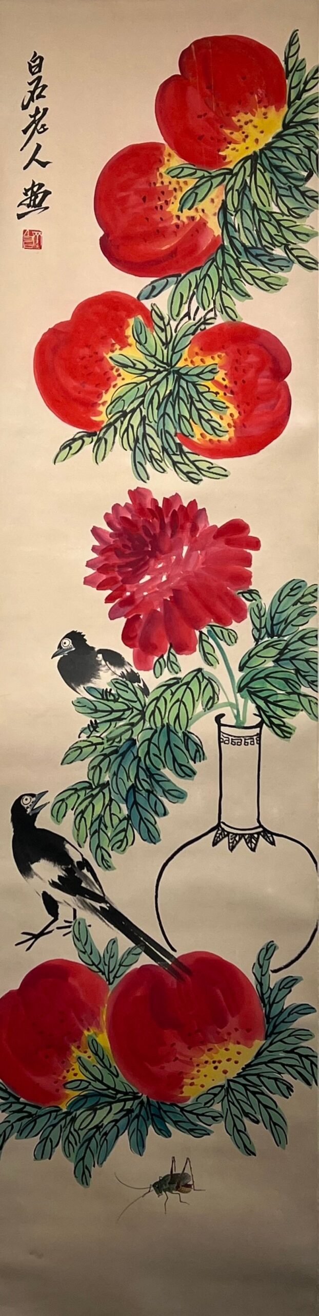 Chinese scroll painting Qi Baishi