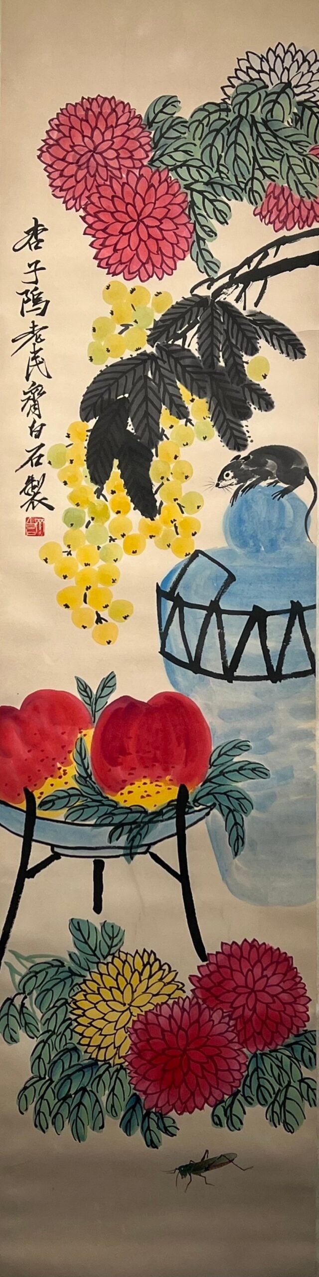 Chinese scroll painting Qi Baishi