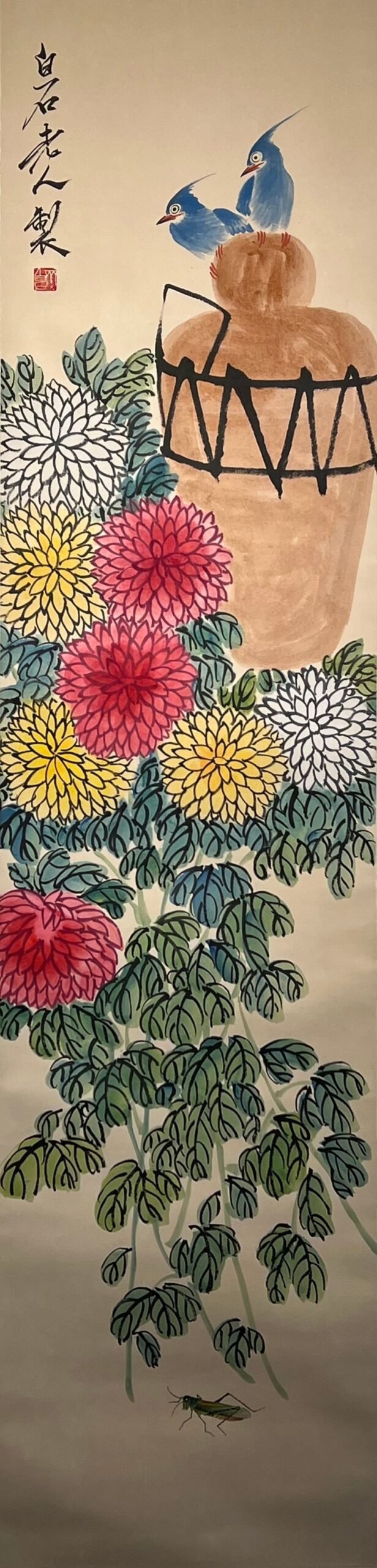 Chinese scroll painting Qi Baishi
