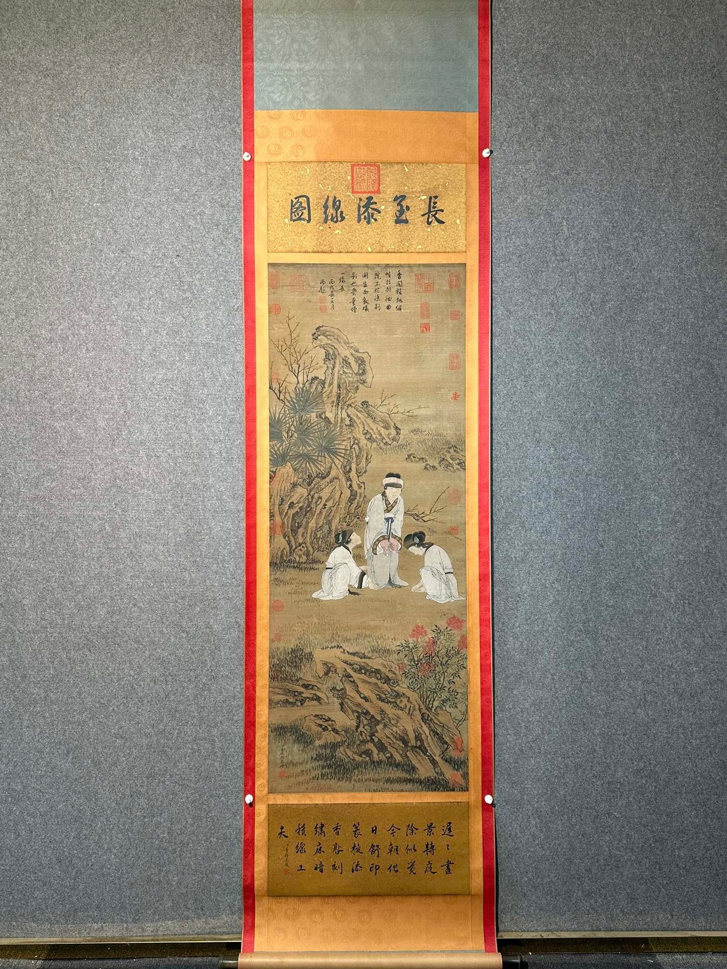 Chinese scroll painting Jin Tingbiao