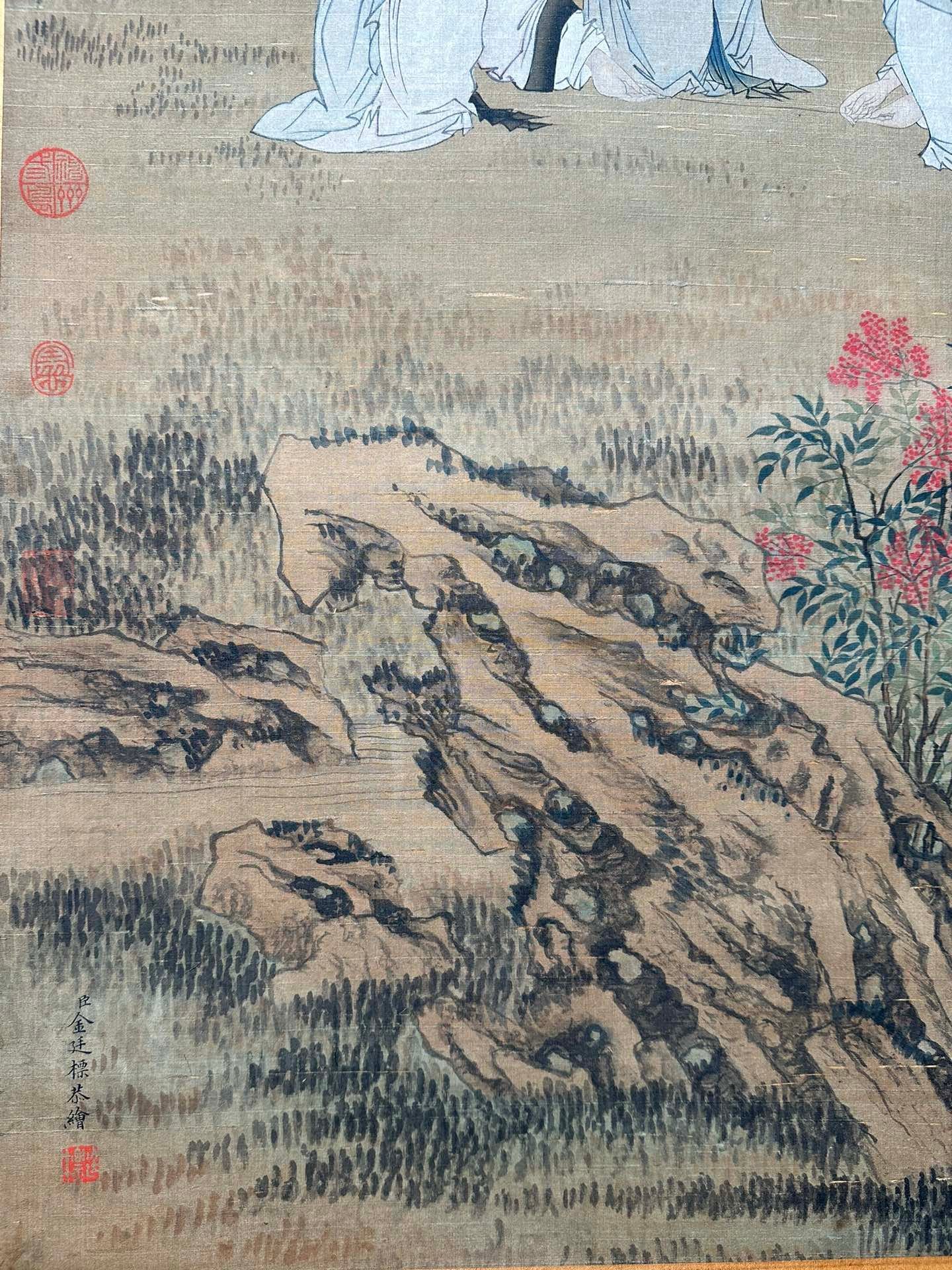 Chinese scroll painting Jin Tingbiao