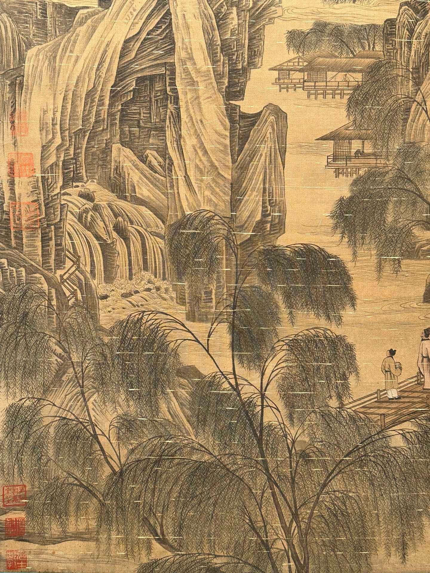 Chinese scroll painting Tang Yin