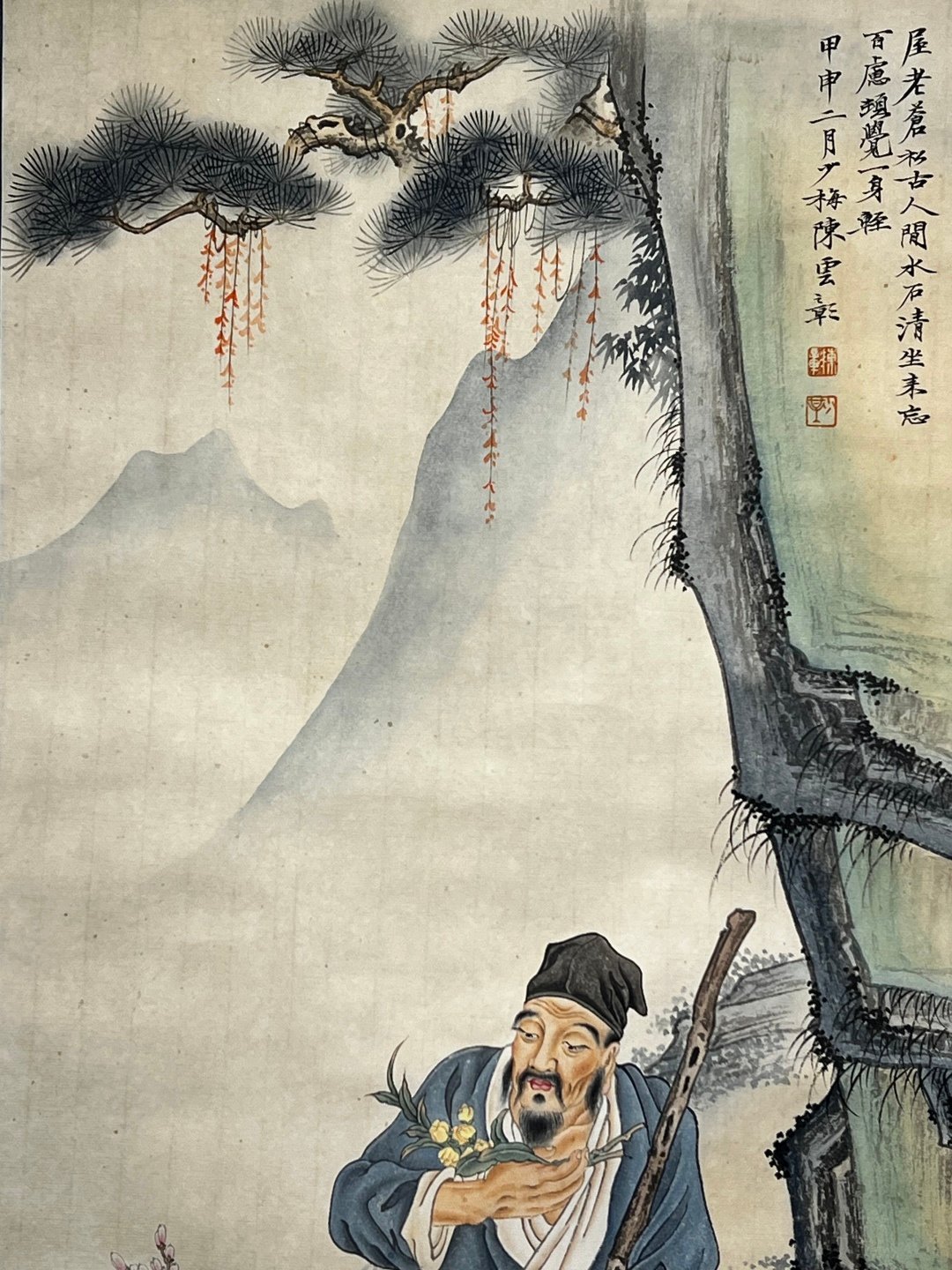 Chinese scroll painting Chen Shaomei