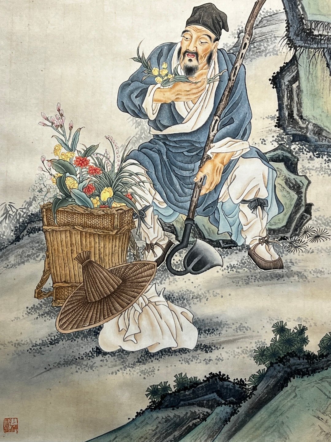 Chinese scroll painting Chen Shaomei