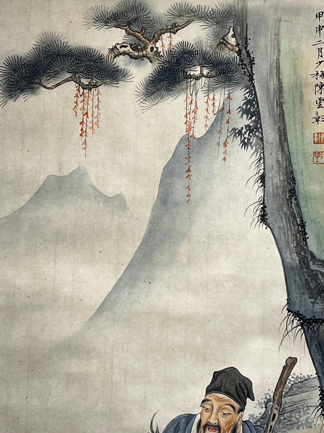 Chinese scroll painting Chen Shaomei