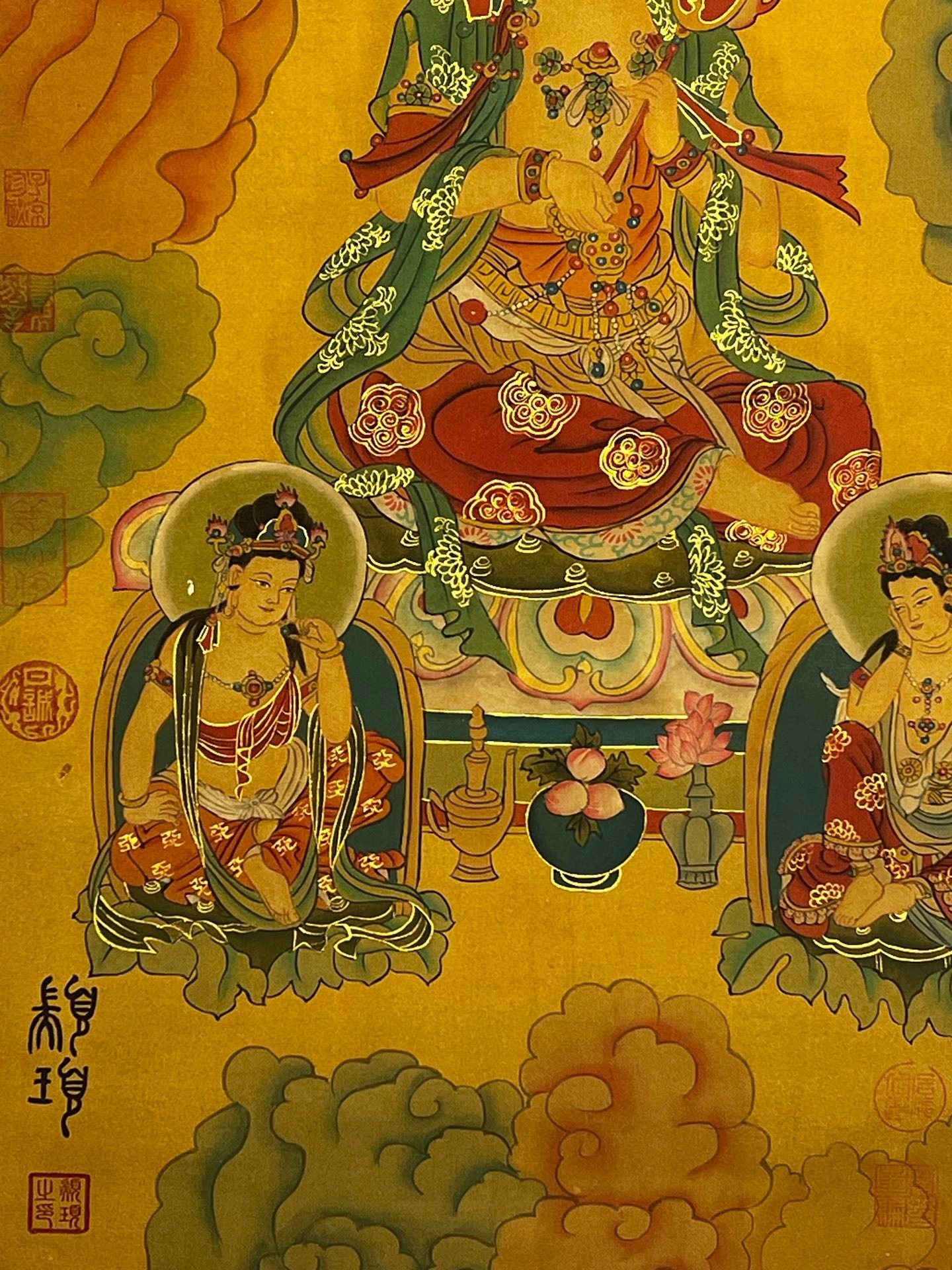 Chinese scroll painting Zhuanxu