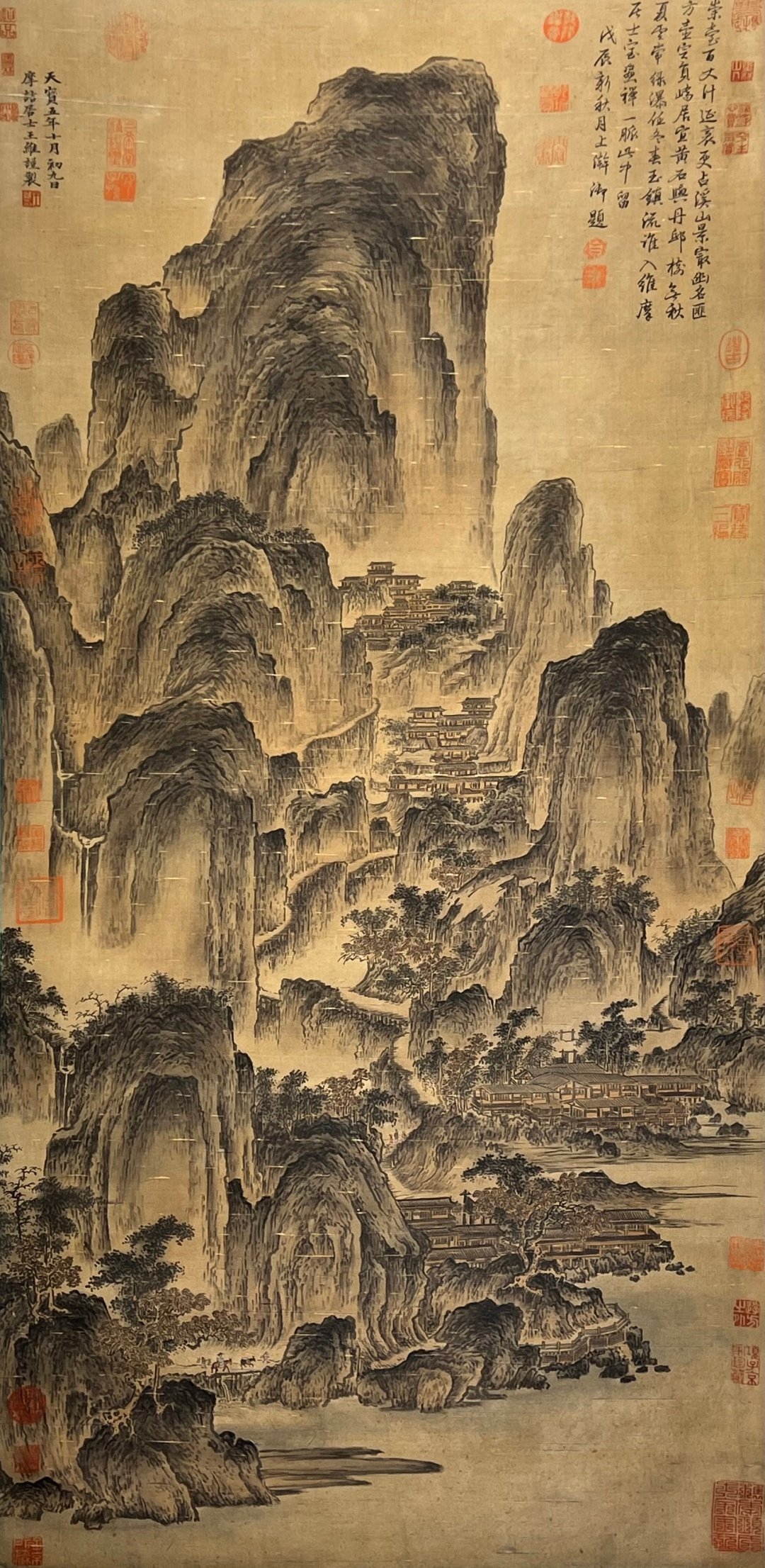 Chinese scroll painting Wang Wei