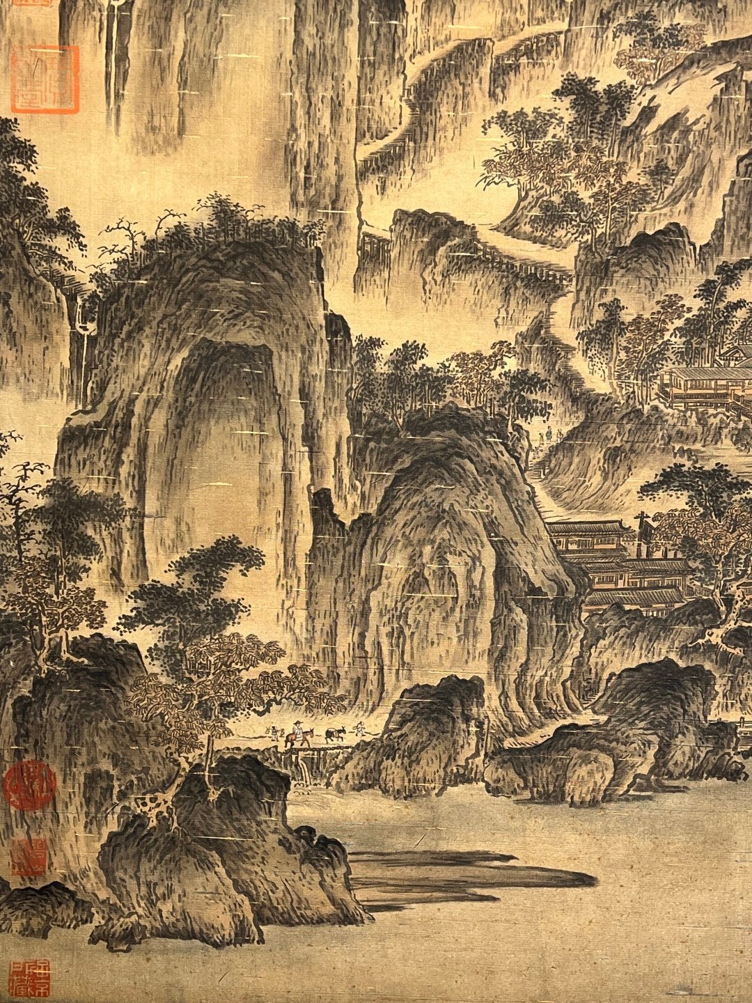 Chinese scroll painting Wang Wei