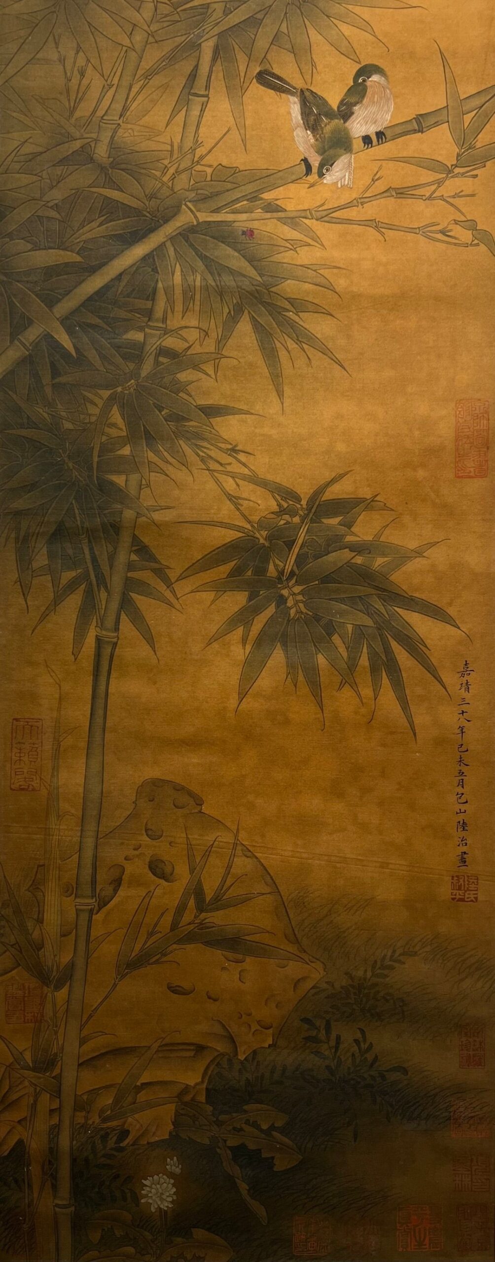 Chinese scroll painting Lu Zhi