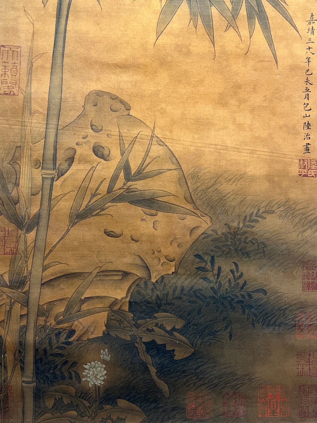 Chinese scroll painting Lu Zhi