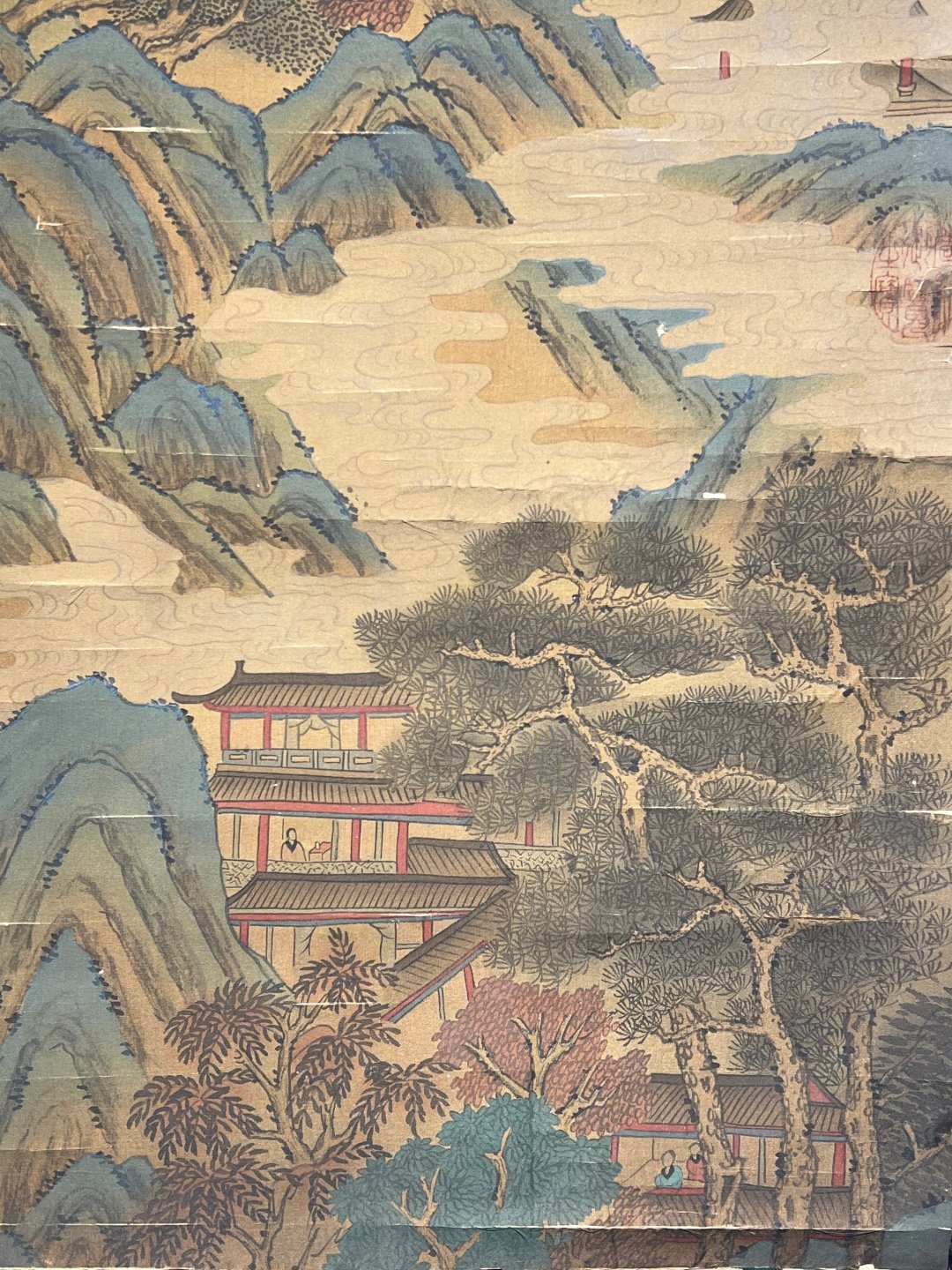 Chinese scroll painting Liu Guandao