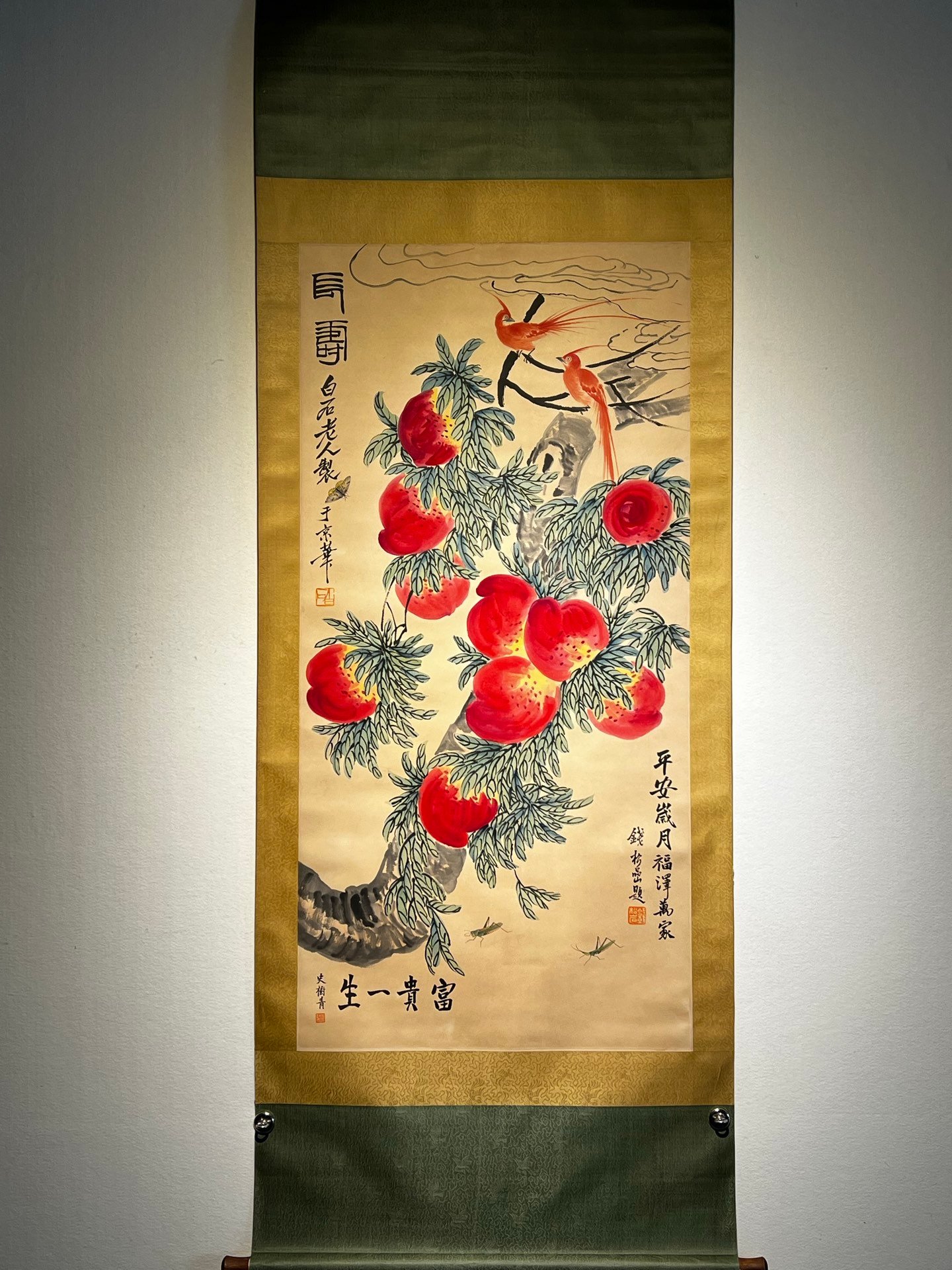 Chinese scroll painting Qi Baishi