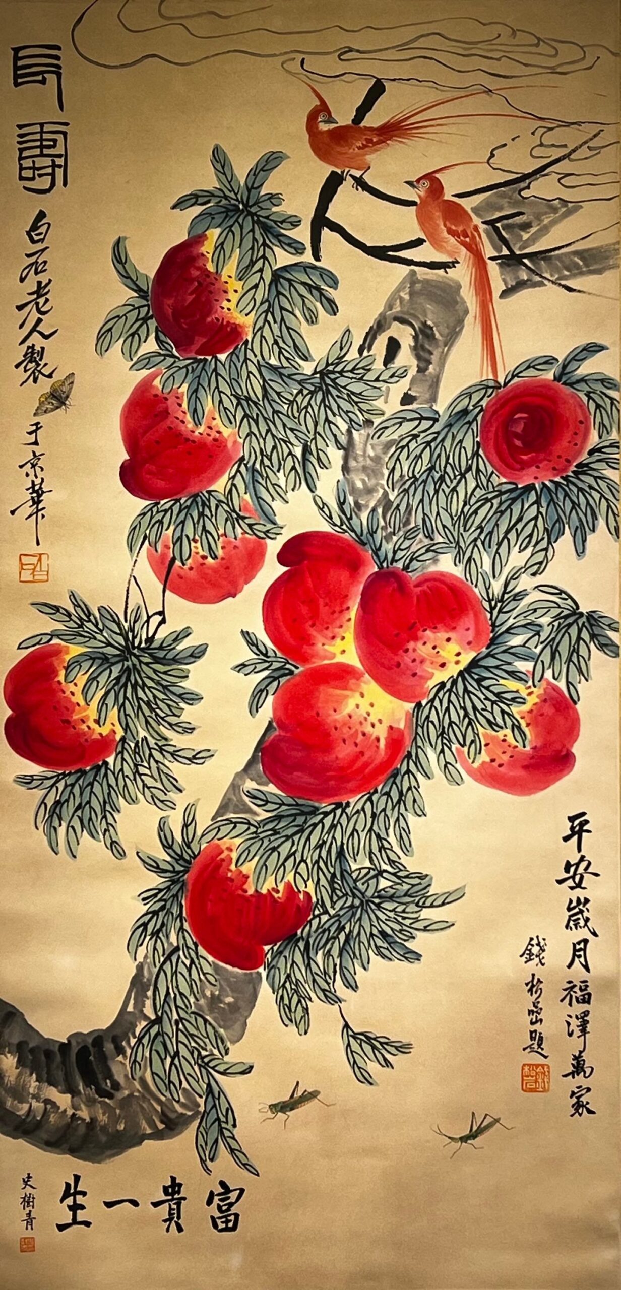 Chinese scroll painting Qi Baishi