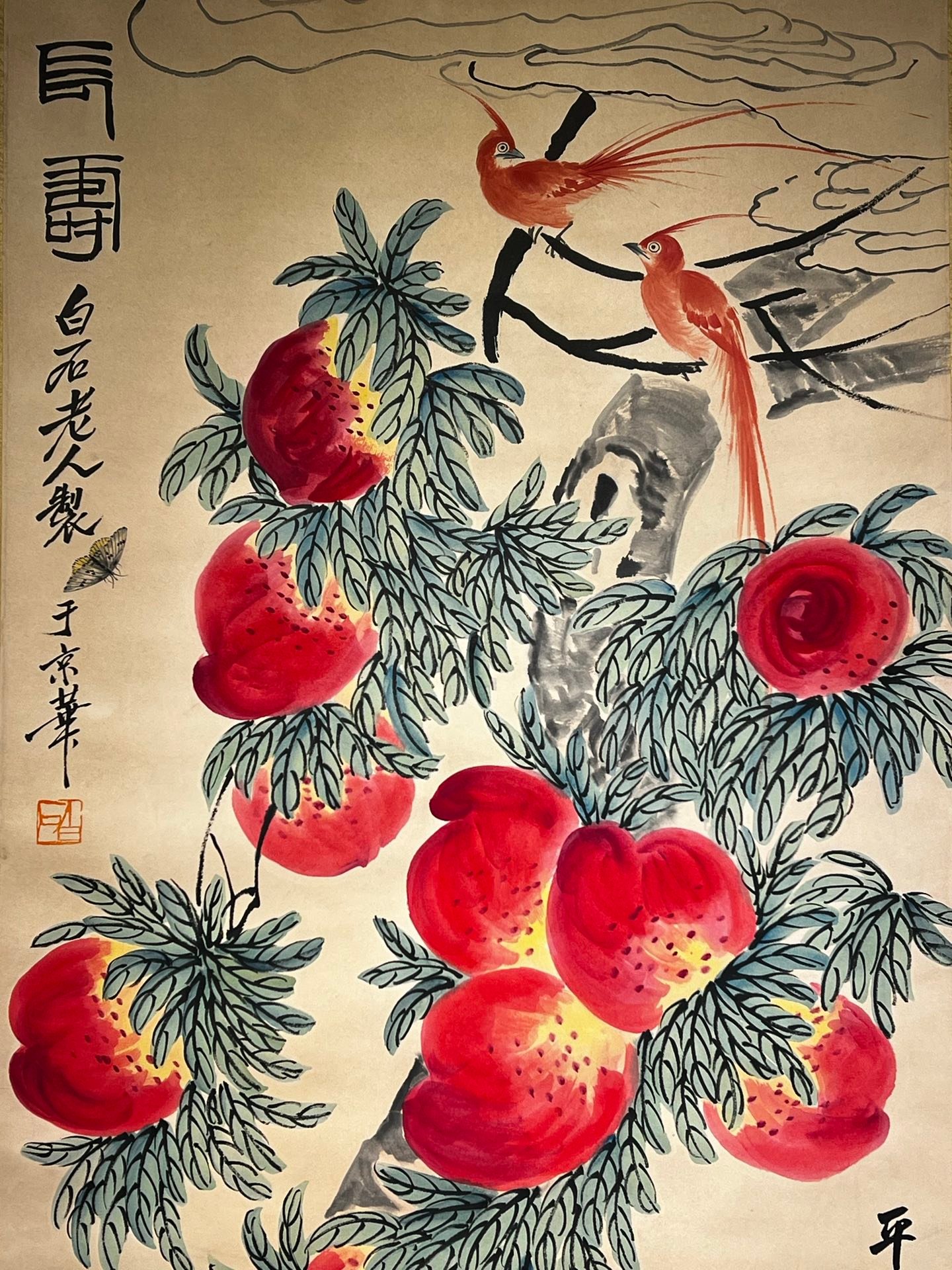 Chinese scroll painting Qi Baishi