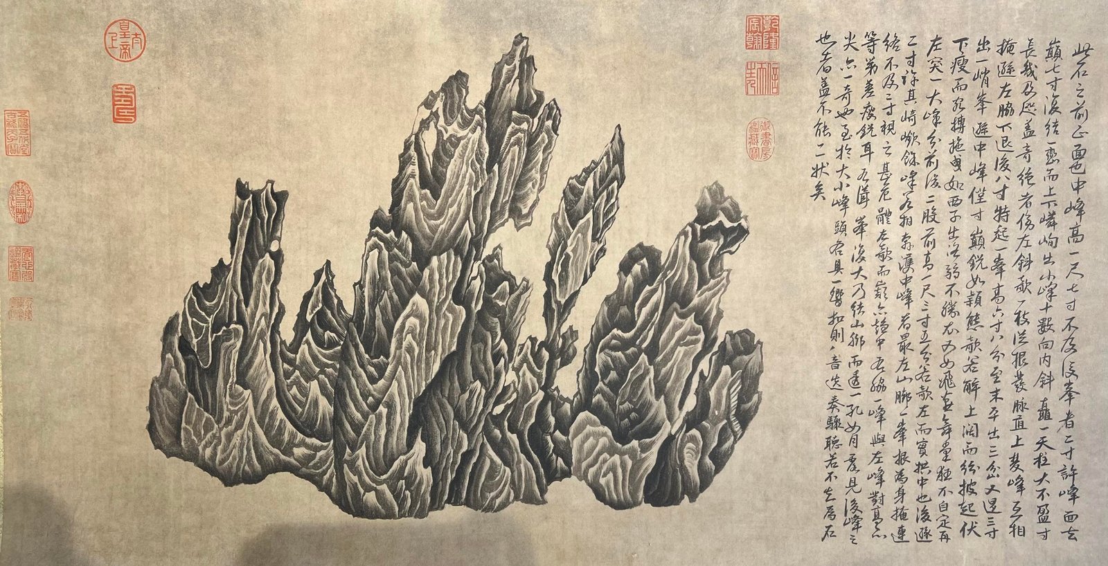 Chinese scroll painting Wu Bin