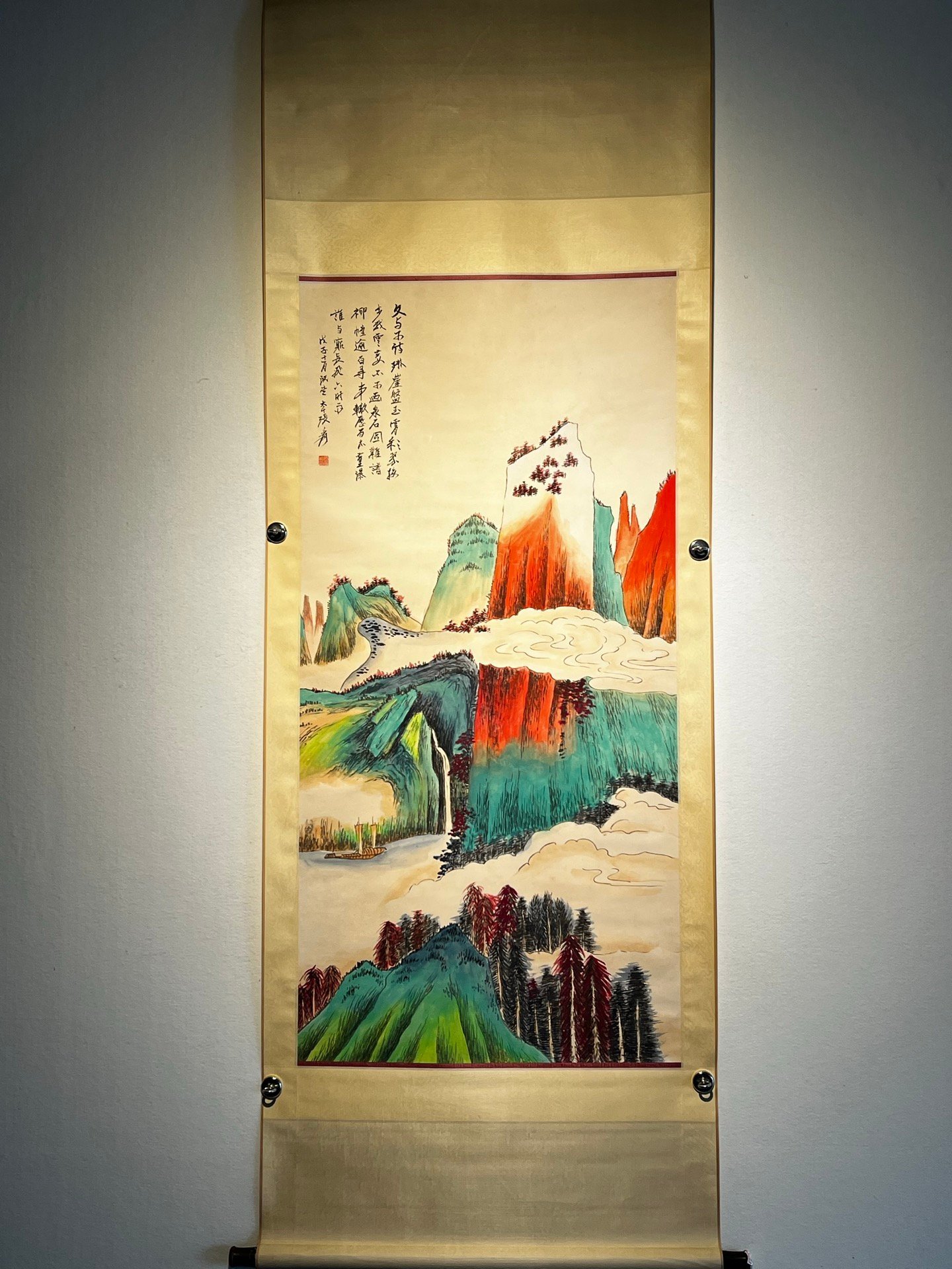 Chinese scroll painting Zhang Daqian