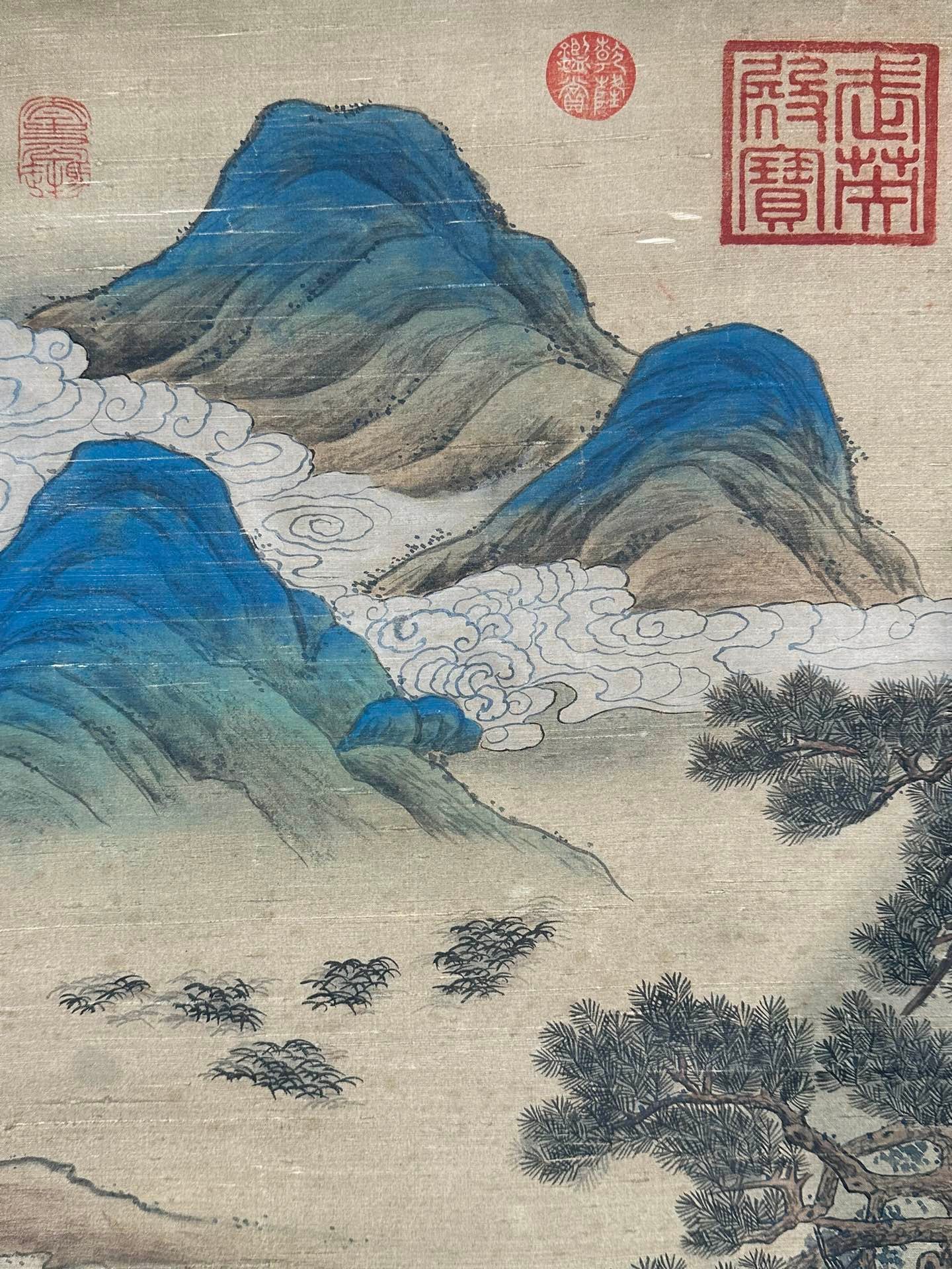 Chinese scroll painting Zhao Mengfu