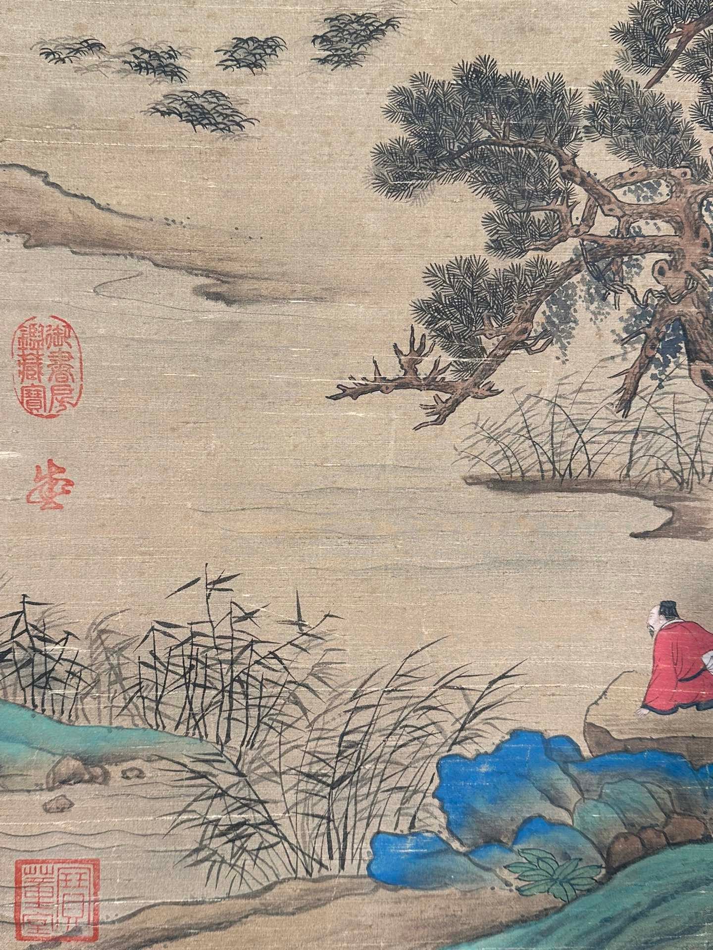 Chinese scroll painting Zhao Mengfu