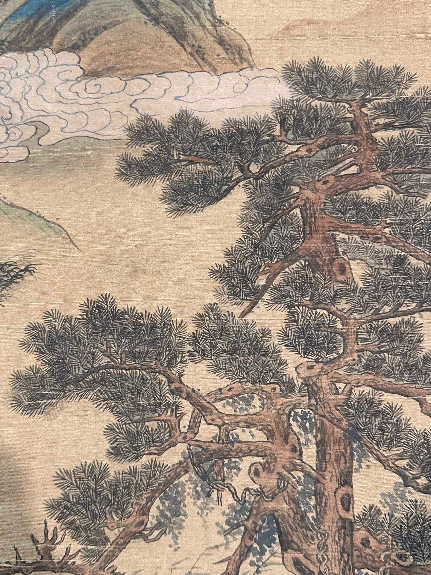 Chinese scroll painting Zhao Mengfu
