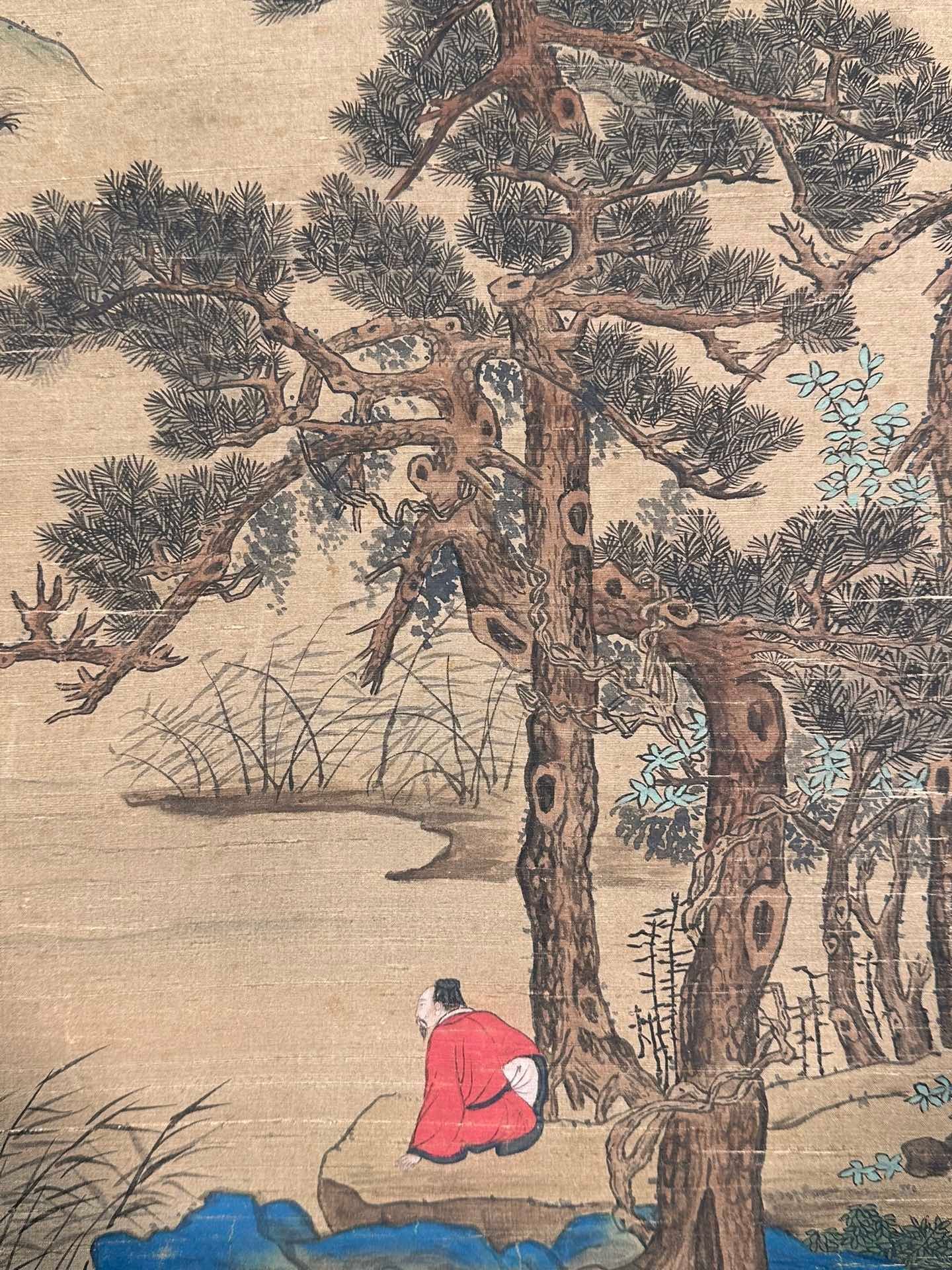 Chinese scroll painting Zhao Mengfu