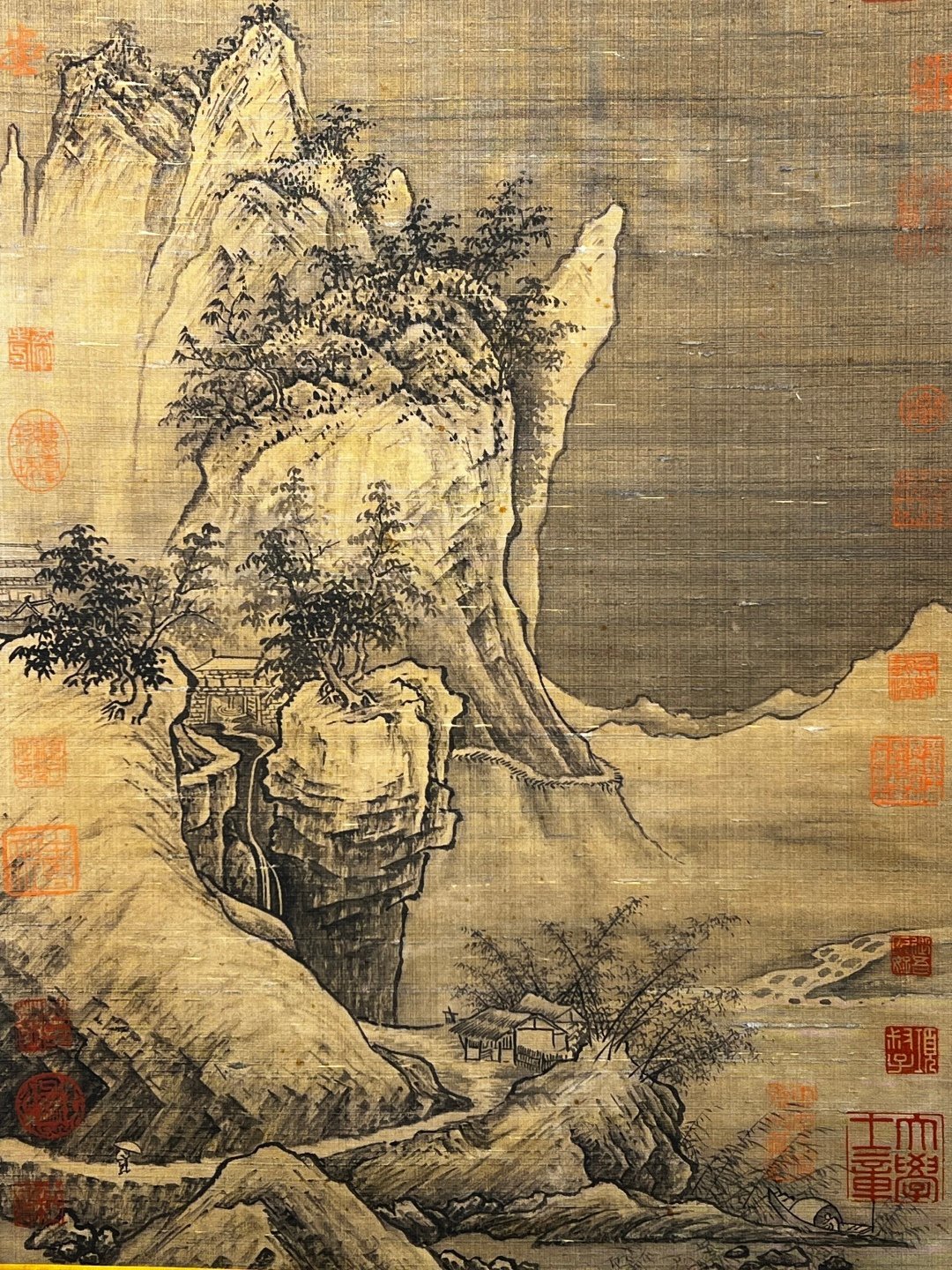 Chinese scroll painting Du Mu