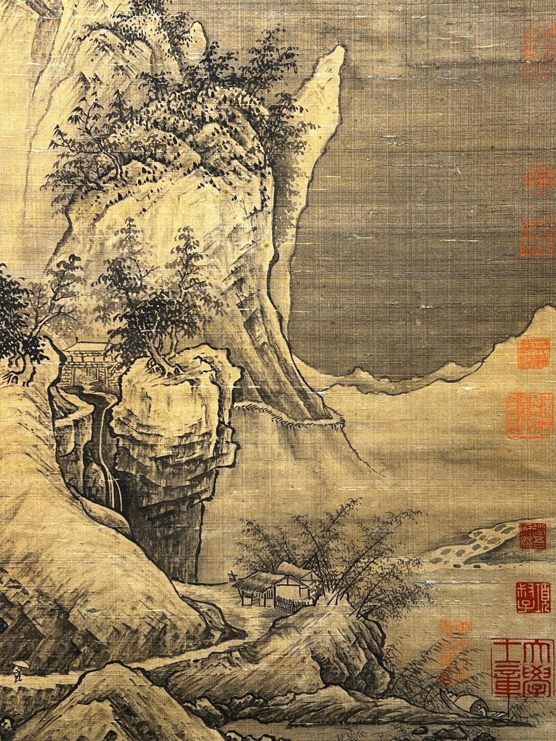 Chinese scroll painting Du Mu