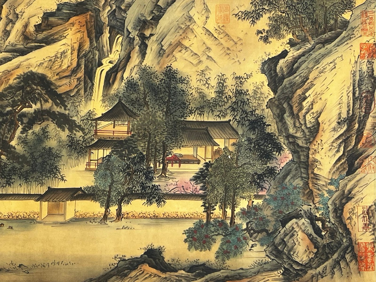 Chinese scroll painting Qiu Ying