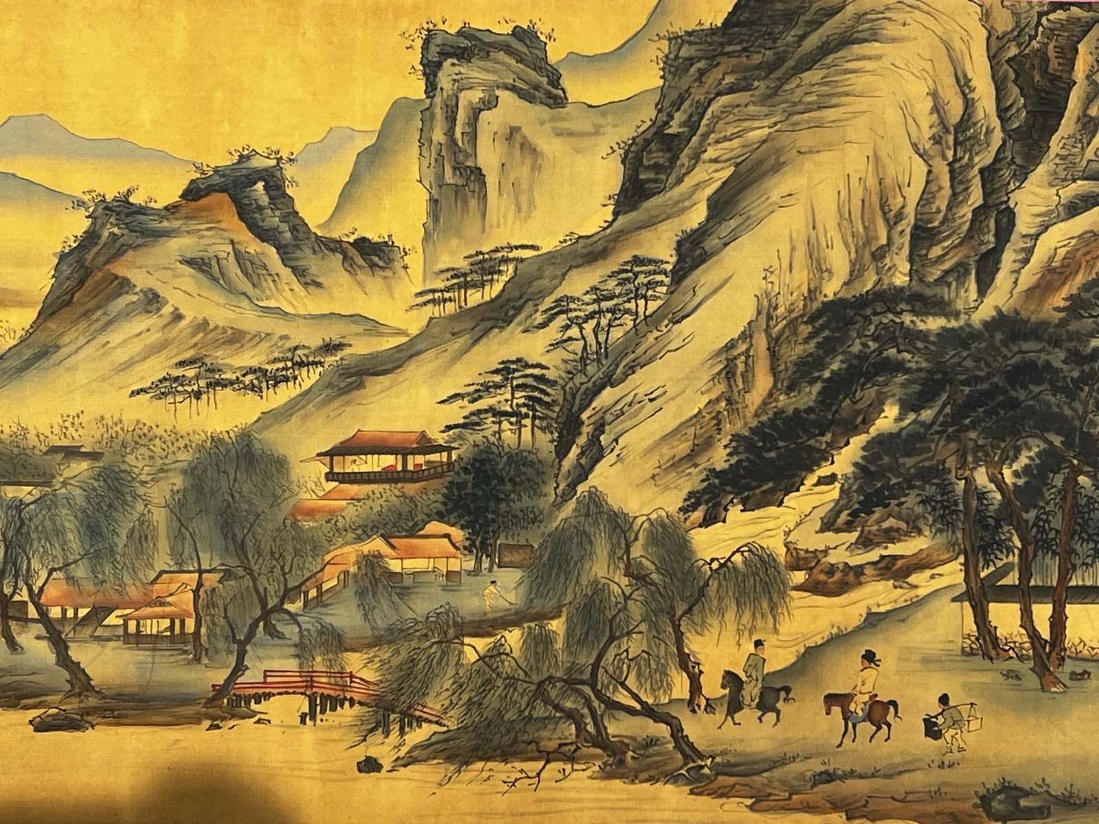 Chinese scroll painting Qiu Ying
