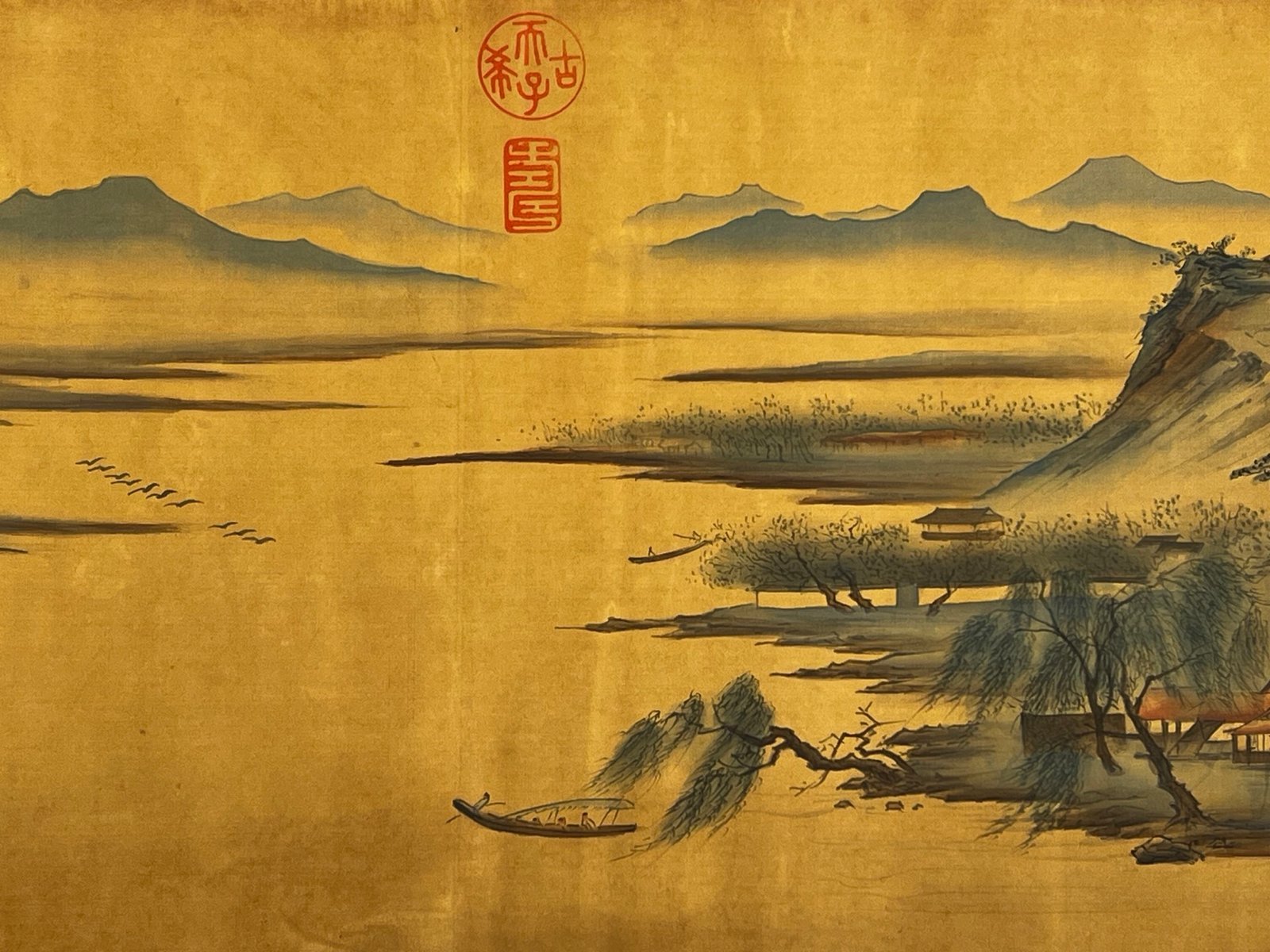 Chinese scroll painting Qiu Ying