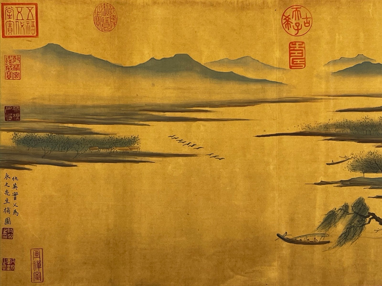 Chinese scroll painting Qiu Ying